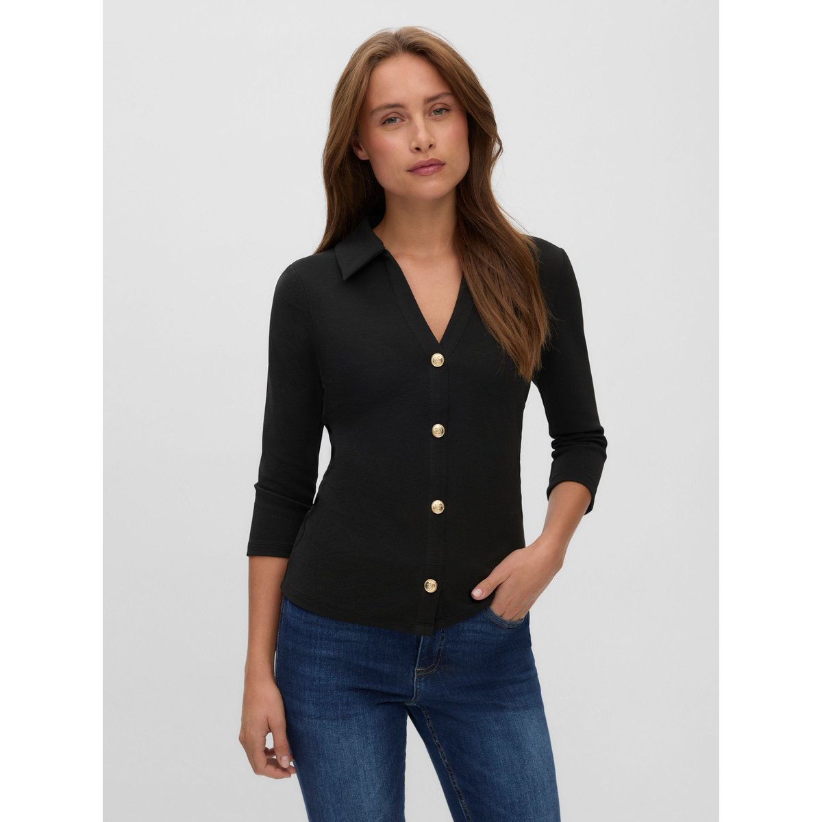 Top noire - black, VERO MODA