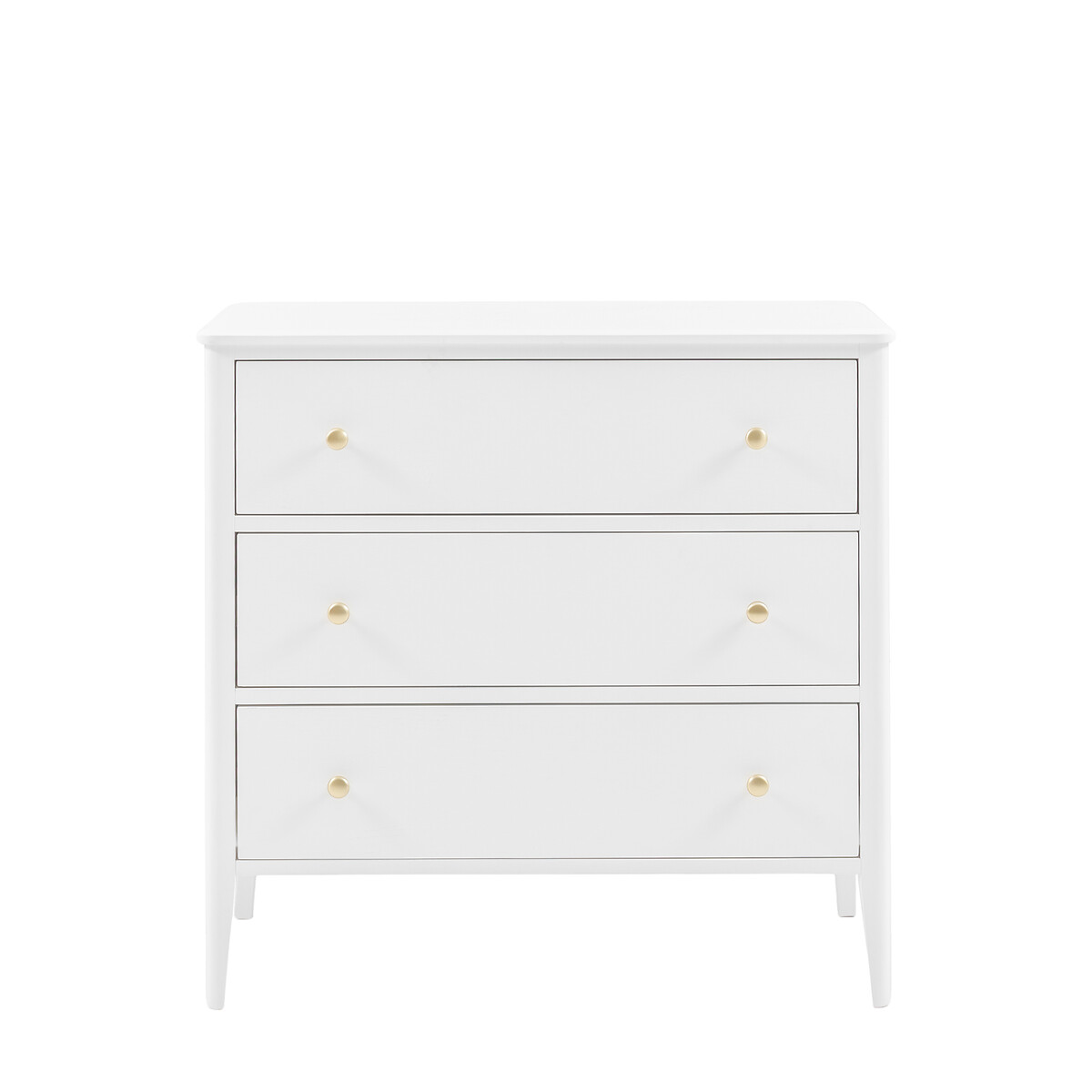 Amberly 3 Drawer Chest white, SO'HOME