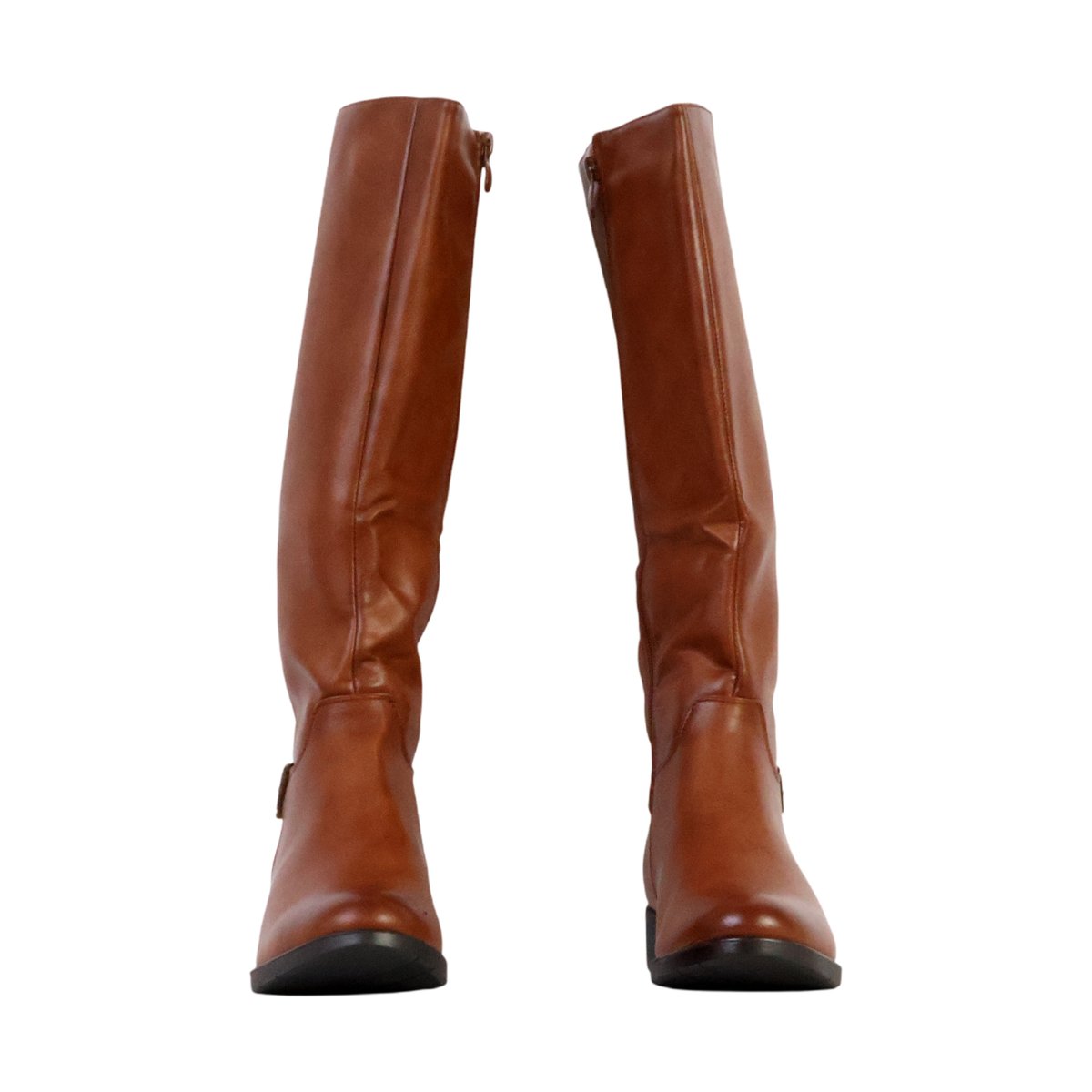 Bottes à Zip camel, ENZA NUCCI