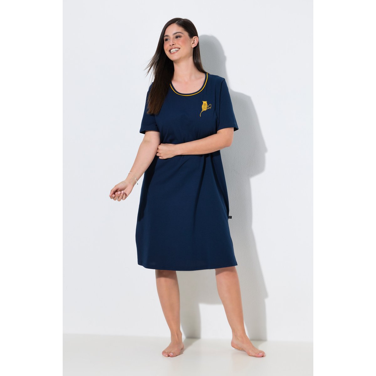 Lot de 2 chemises de nuit bleu nuit, ULLA POPKEN