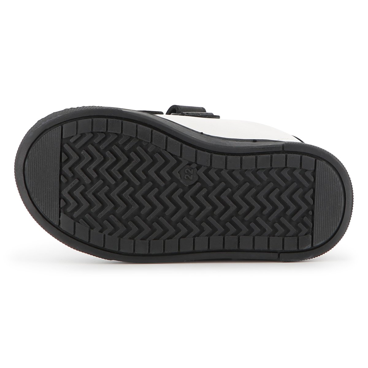 Baskets à scratch noir blanc, KARL LAGERFELD KIDS