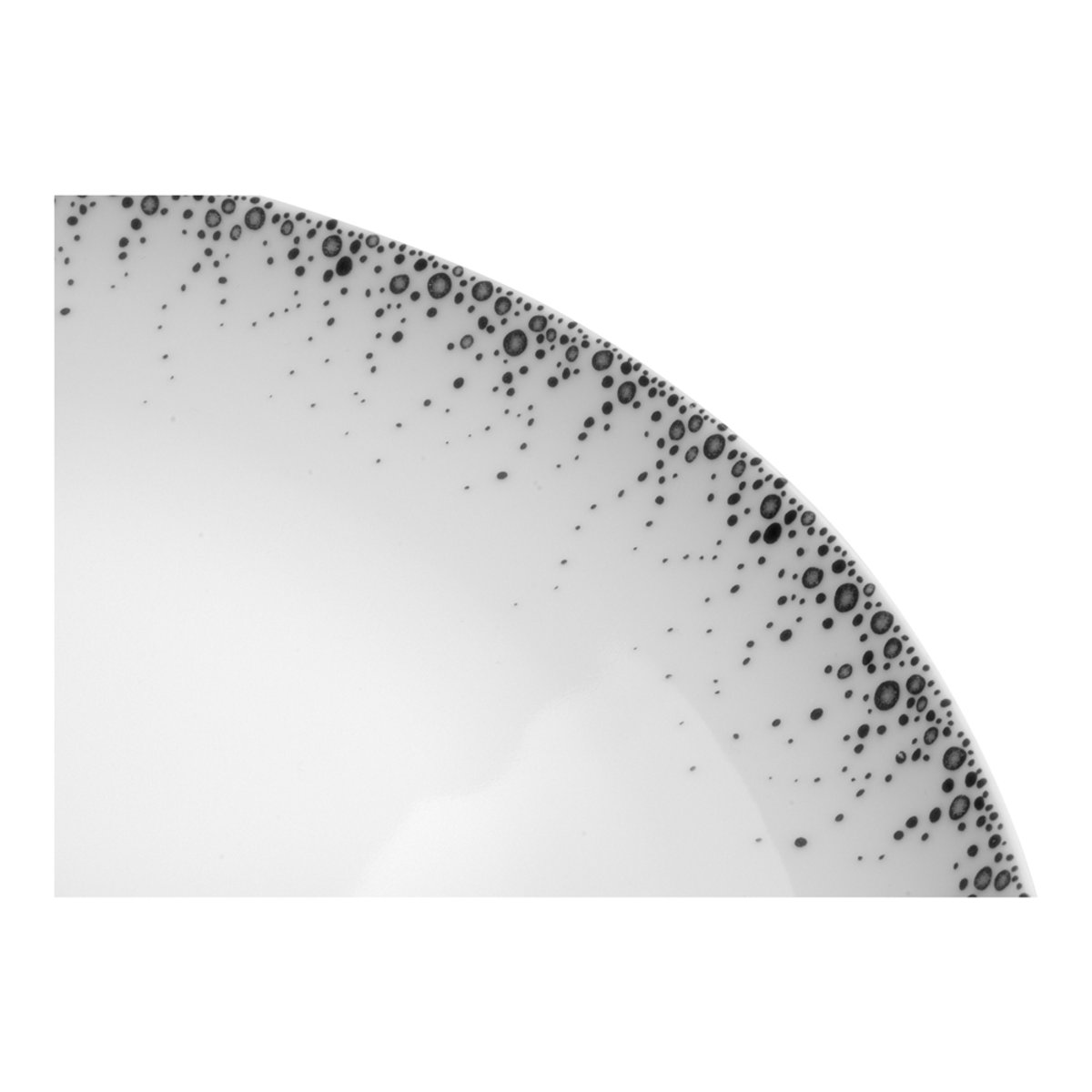 Plat à tarte Boréalis gris 30 cm blanc, TABLE PASSION