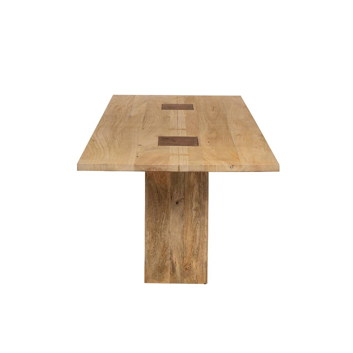 Table à manger en bois de manguier VIVIEN bois clair, MADE IN MEUBLES