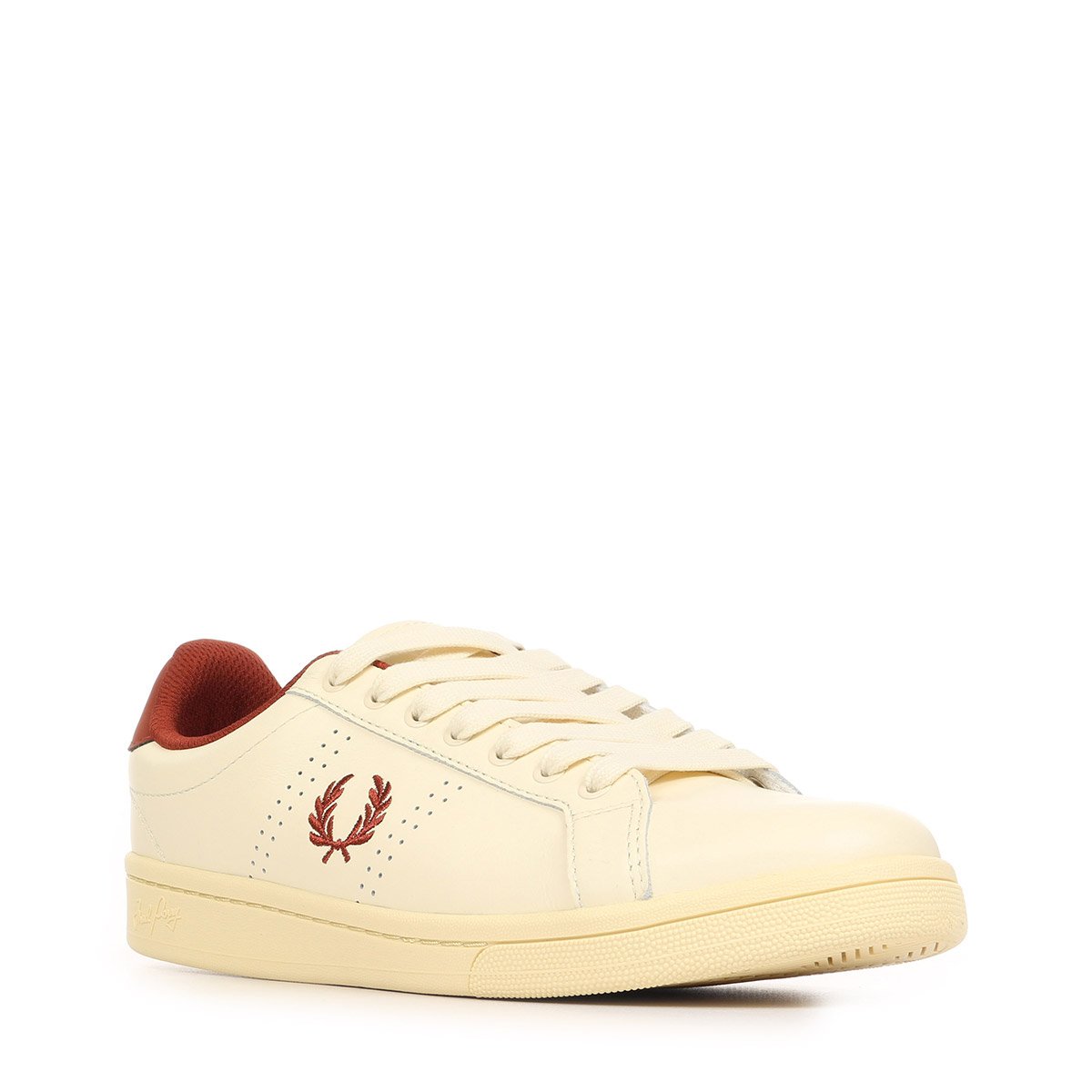Baskets LEATHER ecru, FRED PERRY