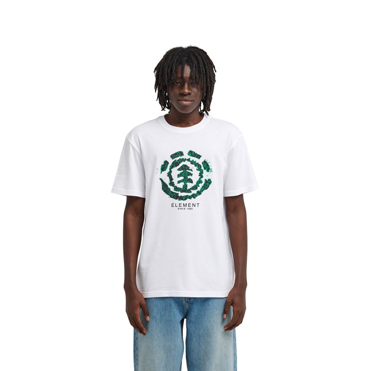 T-Shirt manches courtes ROKYS blanc optic white, ELEMENT