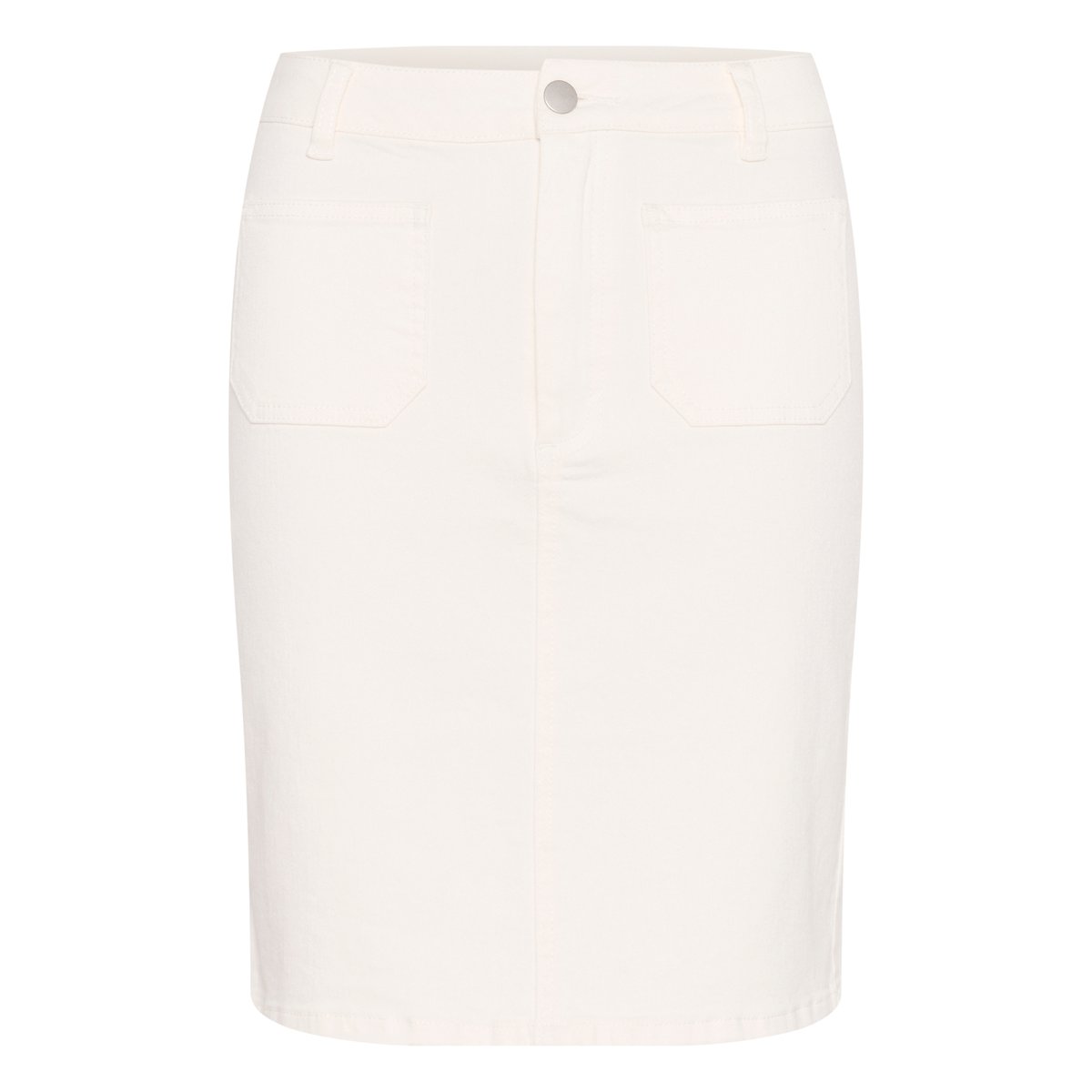 Jupe casual blanc chalk, KAFFE