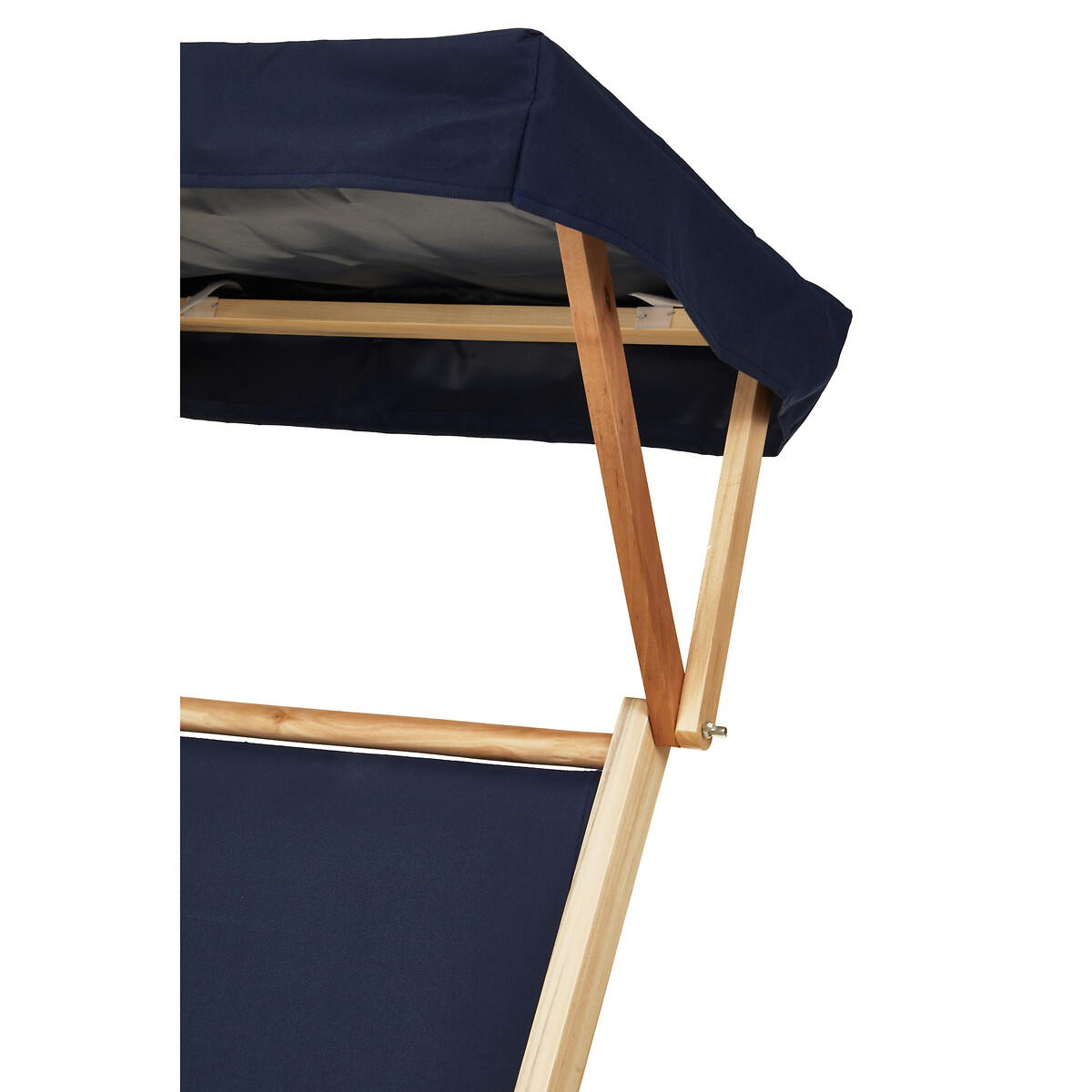Jericho Solid Wood Sun Lounger with Adjustable Backrest grey, SO'HOME