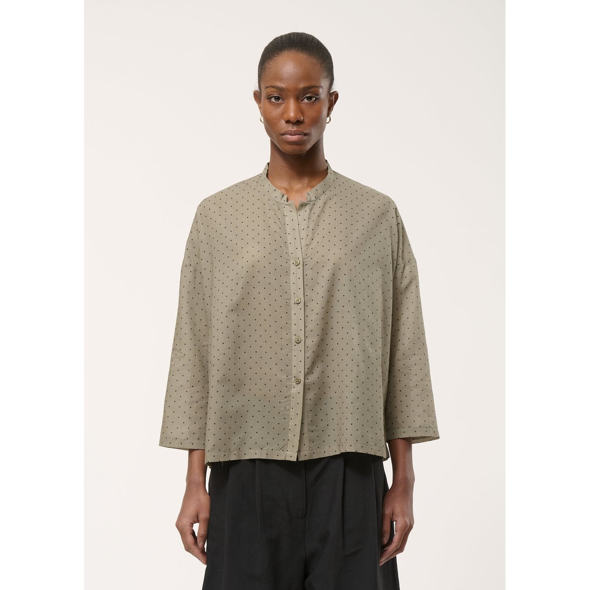 Chemise à pois army, HUMILITY