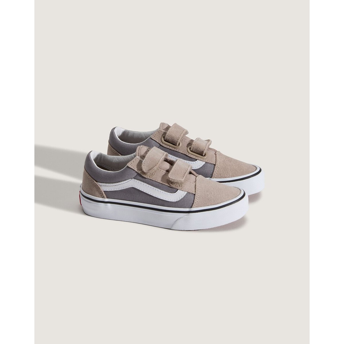 Baskets à scratchs OLD SKOOL V beige, VANS