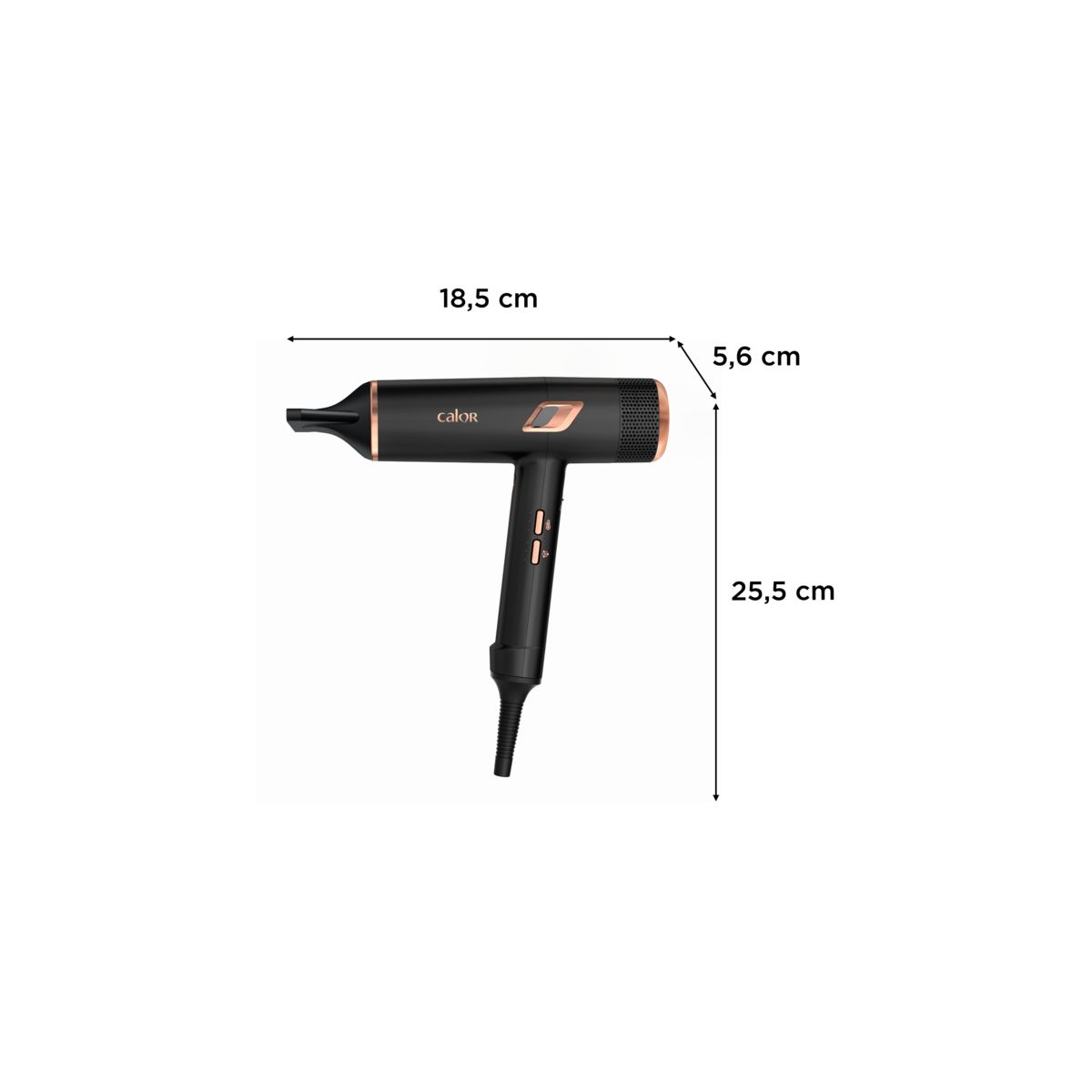 Sèche cheveux professionnel Maestria CV9920C3 noir et cuivrã©, CALOR