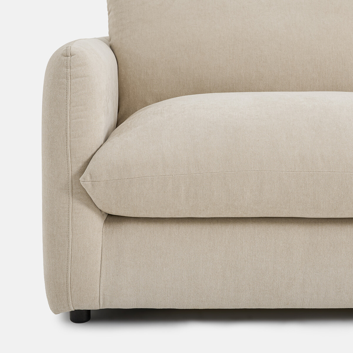 Canapé convertible, 2, 3 ou 4 places, en polyester chiné, YDE beige, LA REDOUTE INTERIEURS