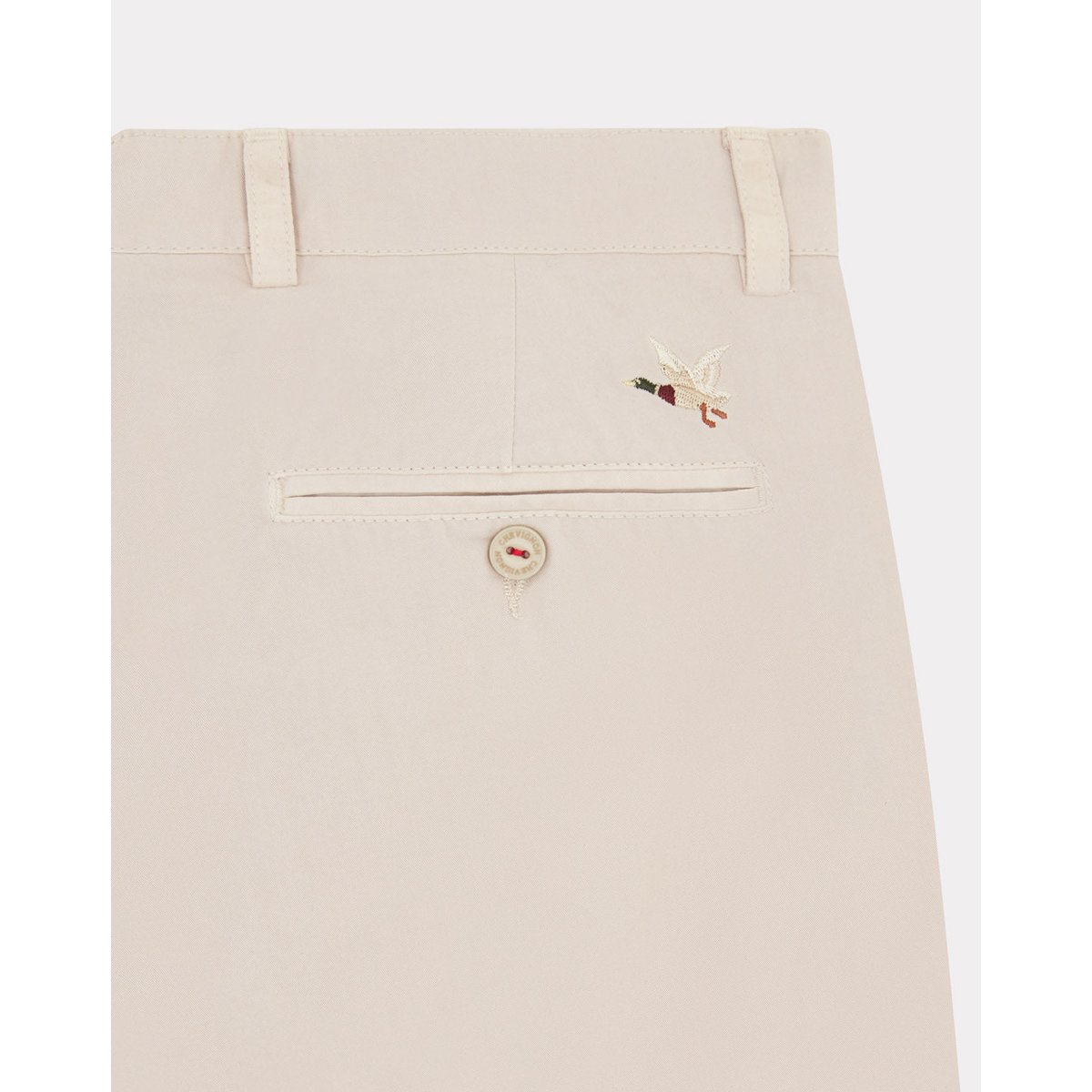 Short en coton DUCK FOLD SHORT IVANA beige, CHEVIGNON