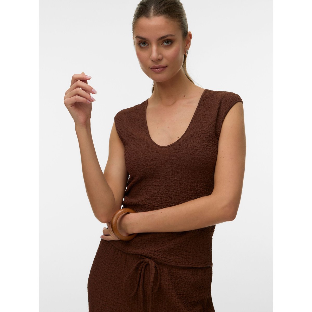 Blouse cocoa brown, VERO MODA