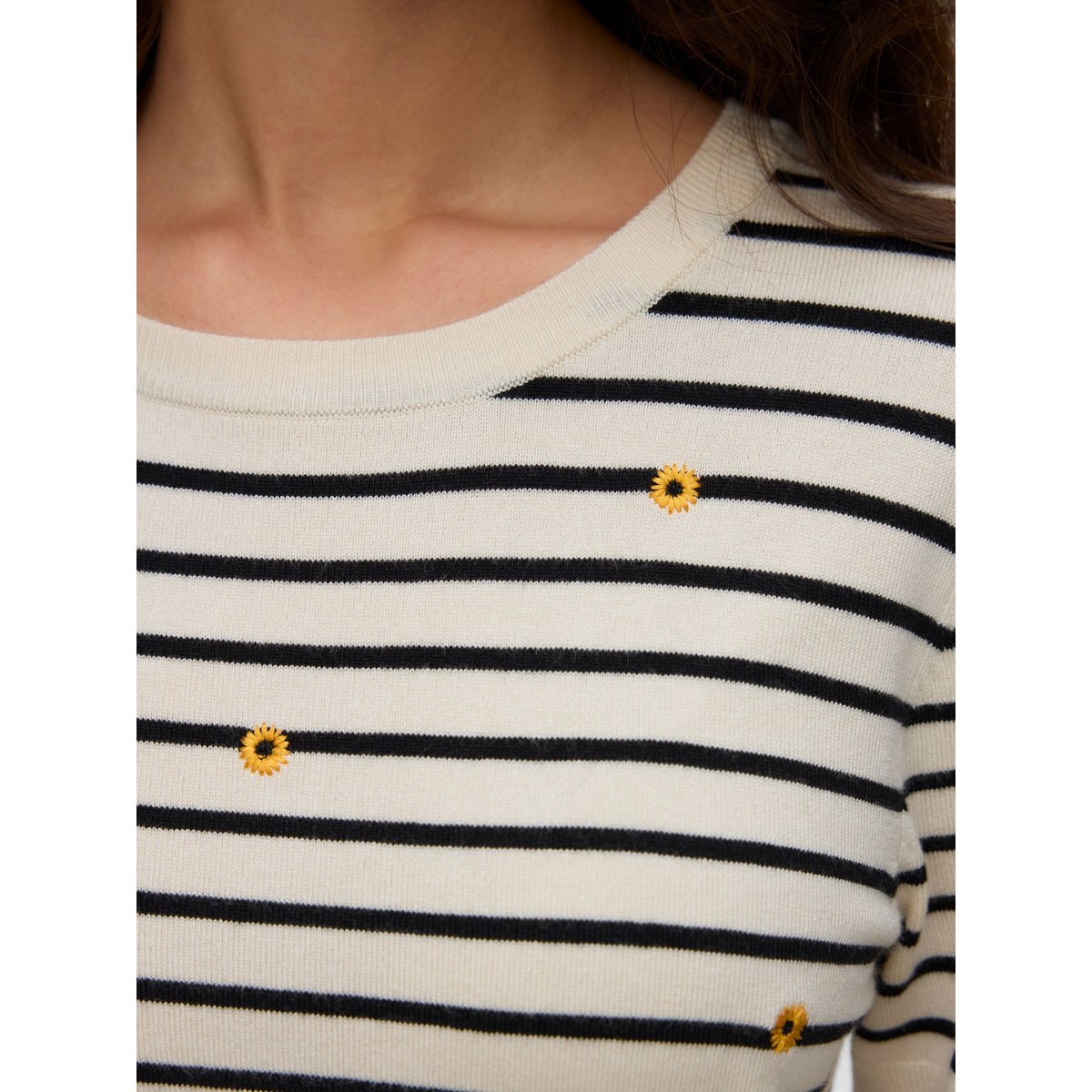 T-Shirt En Maille birch, VERO MODA
