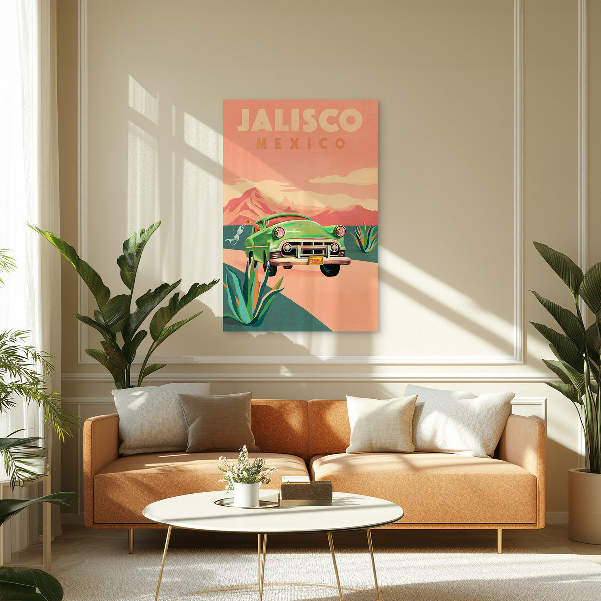 Tableau Sur Toile Jalisco Mexique ILLUSTRATION tableaux sur toile-rose, CEANOTHE