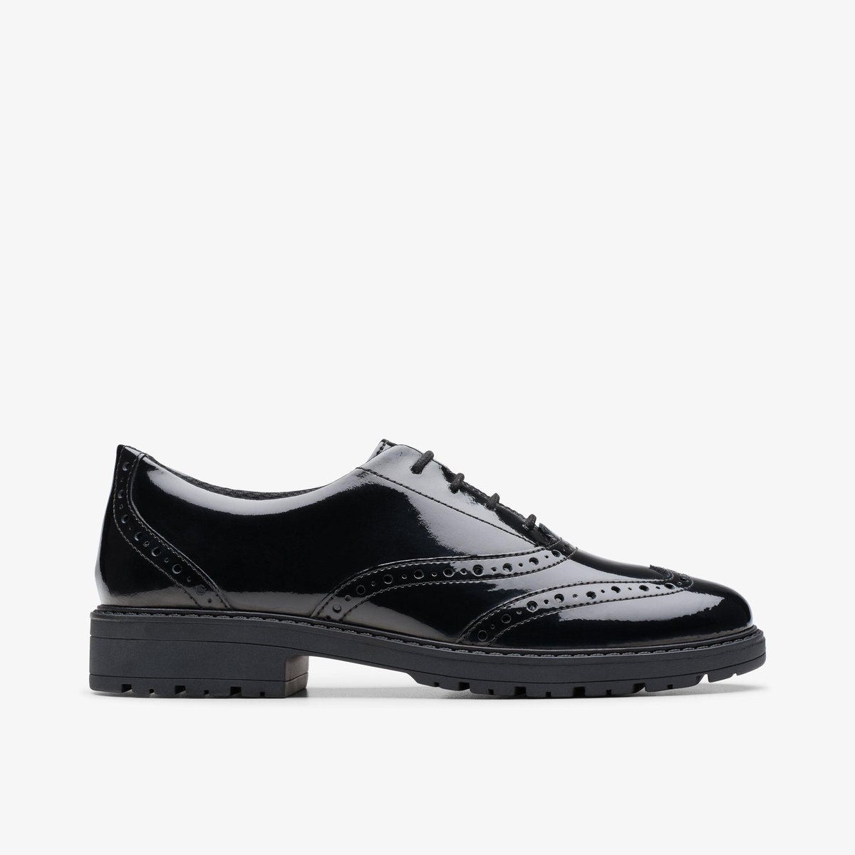 Derbies Brevet Coupe Large LOXHAM BROGUE Y noir, CLARKS