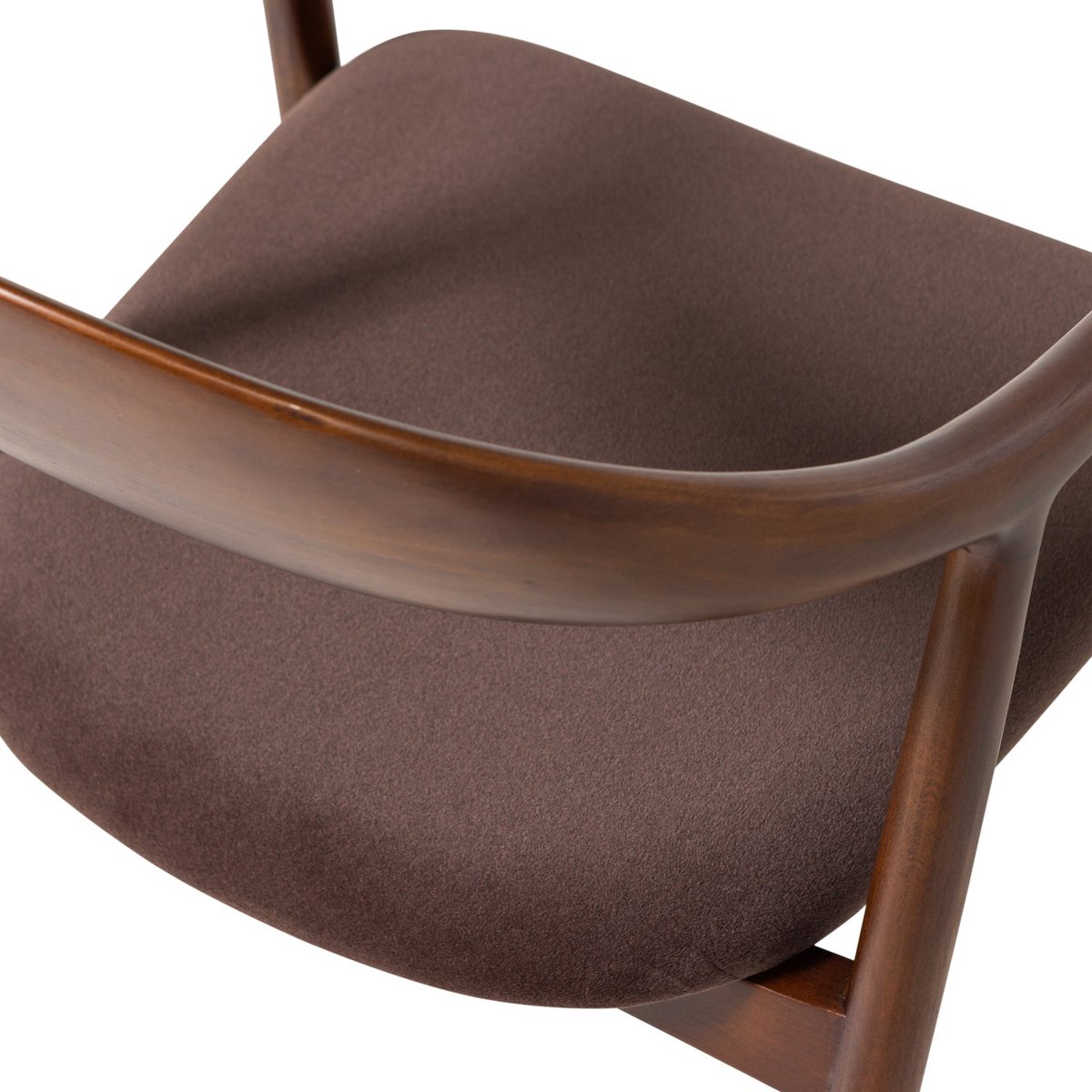 Chaise de salle à manger en bois de hêtre BRAN marron, WOOOD