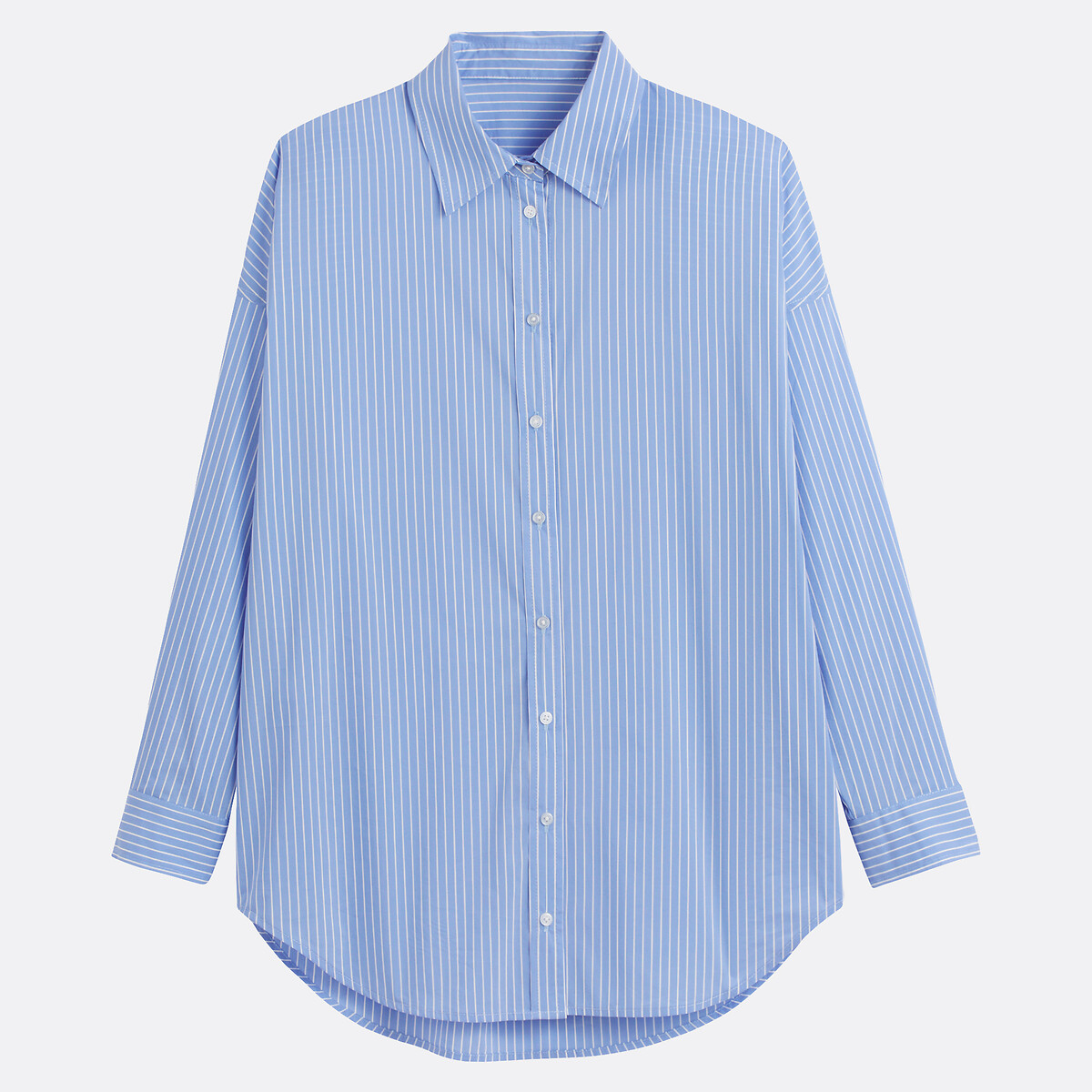 Chemise rayée ample, Signature APOLLINE rayé bleu, LA REDOUTE COLLECTIONS