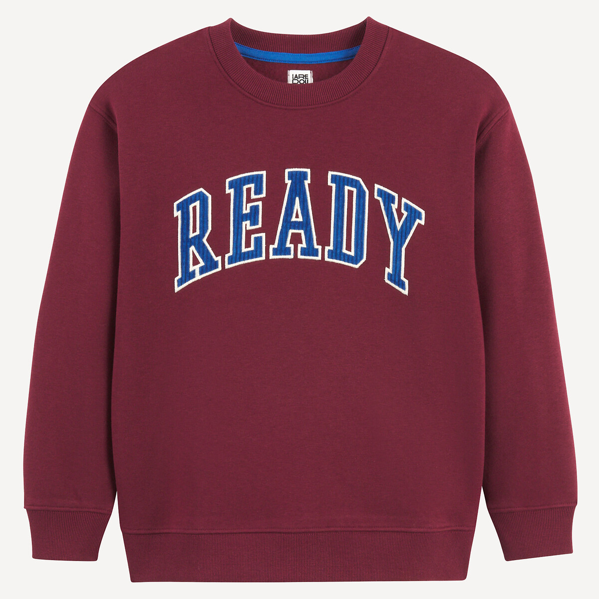 Sweat imprimé bordeaux, LA REDOUTE COLLECTIONS