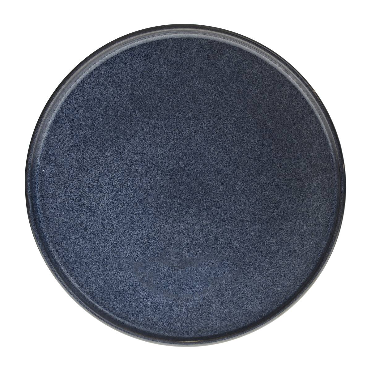 Lot de 6 assiettes en céramique TERRE INCONNUE bleu, SECRET DE GOURMET