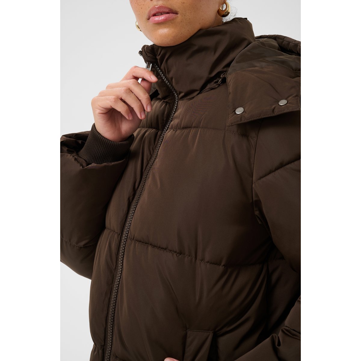 Manteau marron coffee bean, KAFFE