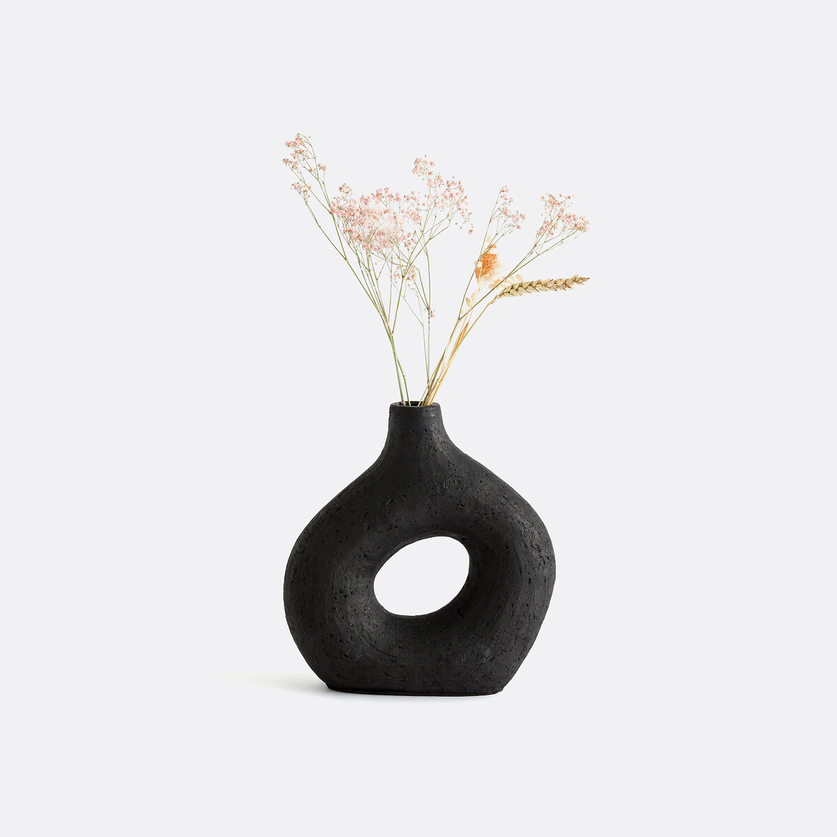 Jarra decorativa em cerâmica, alt. 25 cm, Kuro preto , LA REDOUTE INTERIEURS