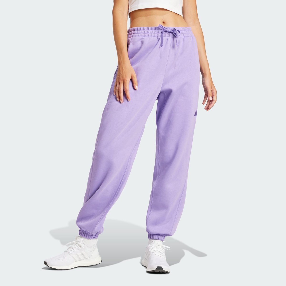 Pantalon À Revers French Terry 3 Bandes Essentials Pantalon À Revers French Terry 3 Bandes Essentials black / white, ADIDAS SPORTSWEAR