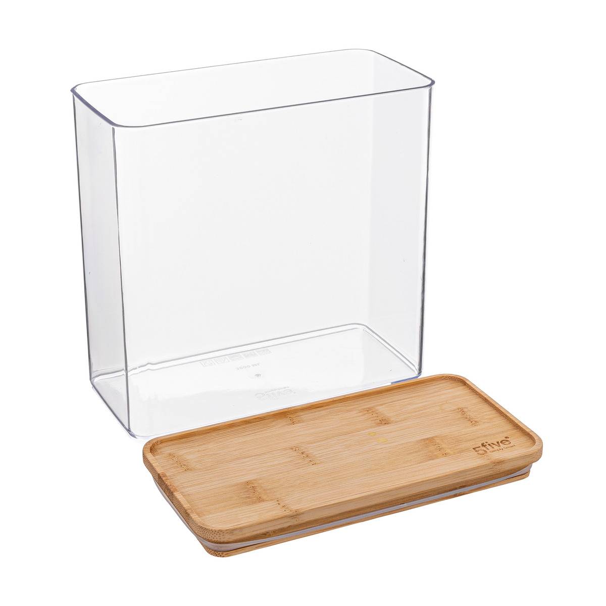 Boîte de conservation couvercle 3L ESKE transparent, 5FIVE SIMPLY SMART