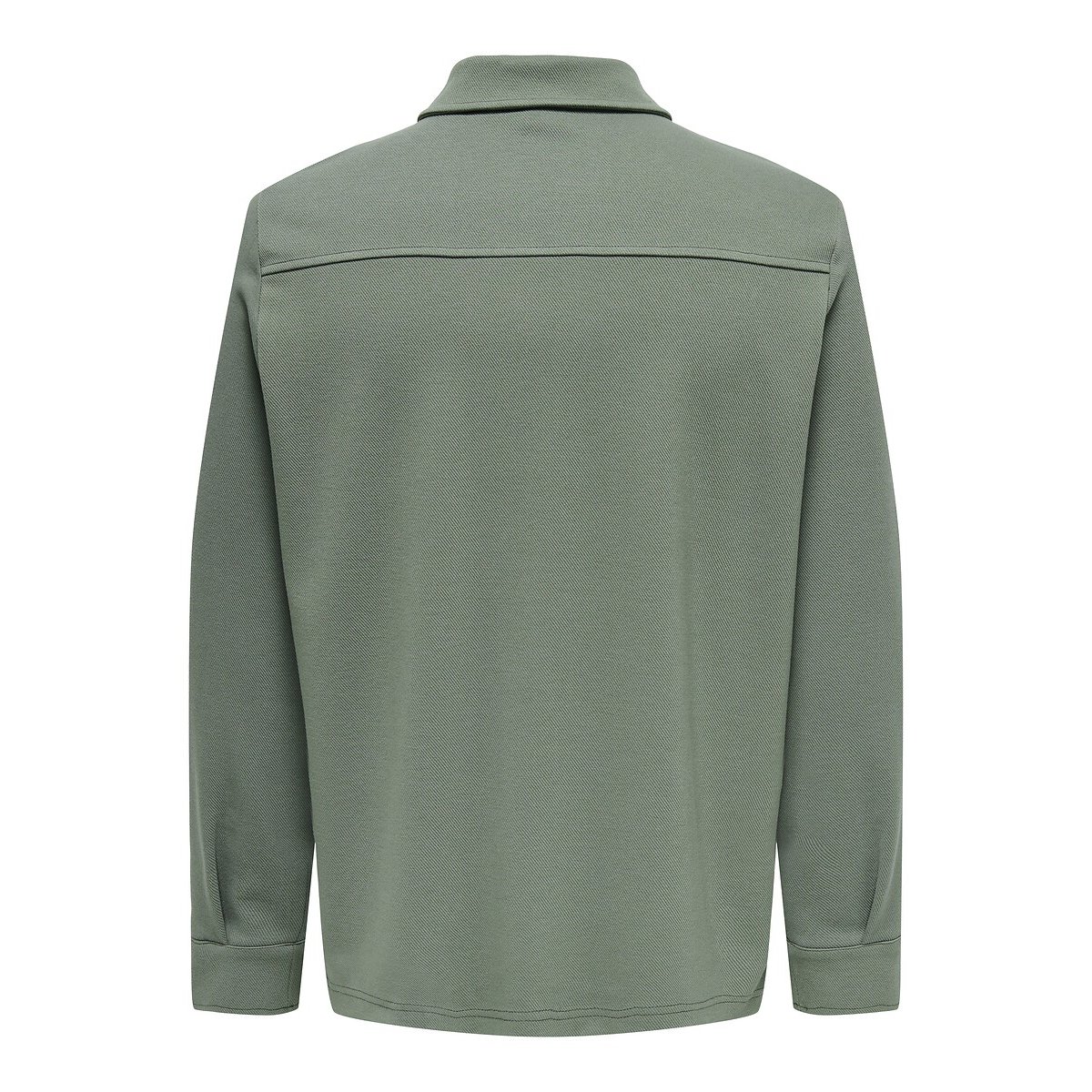 Sovracamicia con tasche grigio verde, ONLY & SONS