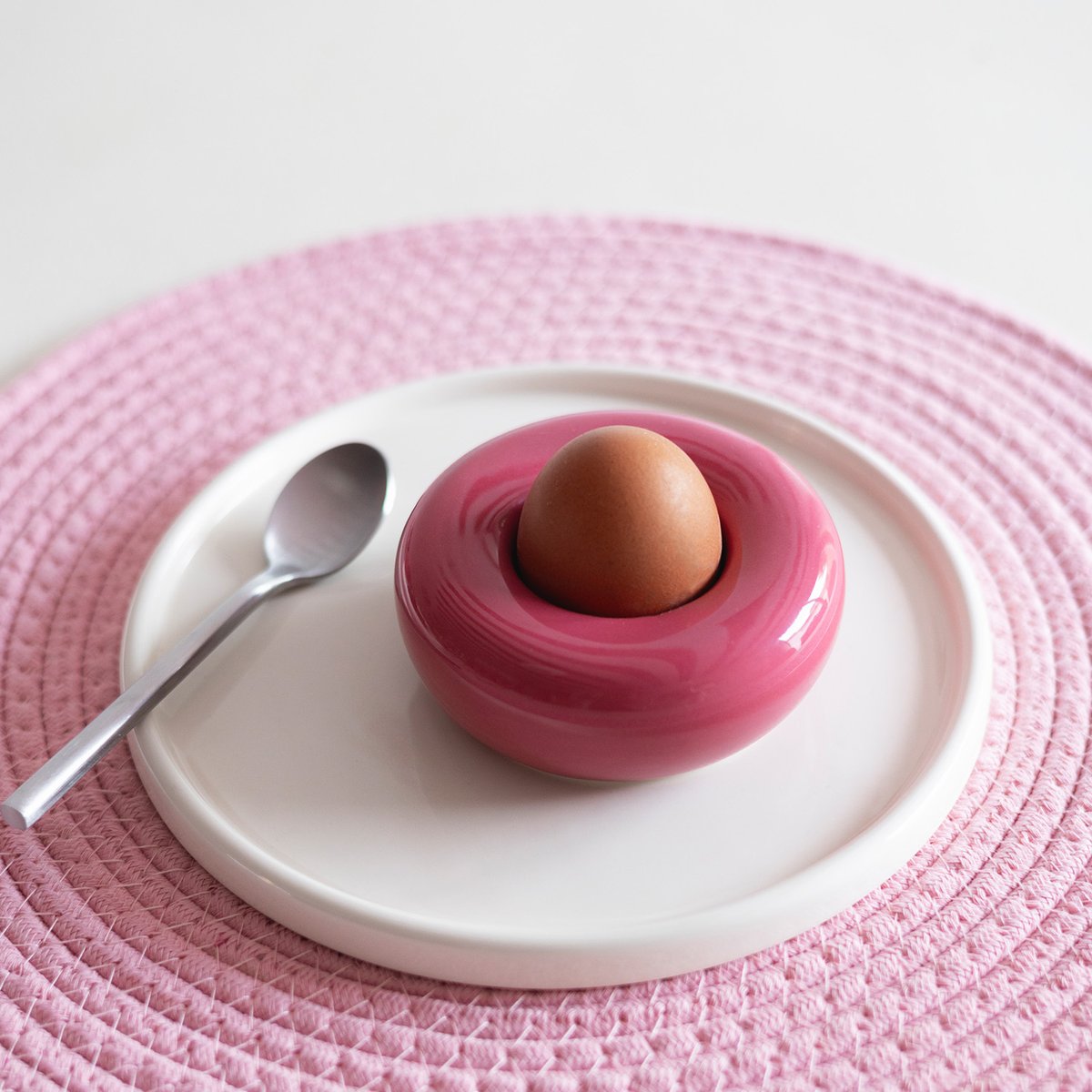 Lot de 4 assiette à desserts BILLIE beige, ONA