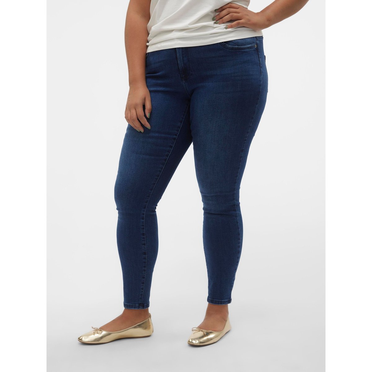Jean Skinny dark blue denim, VERO MODA