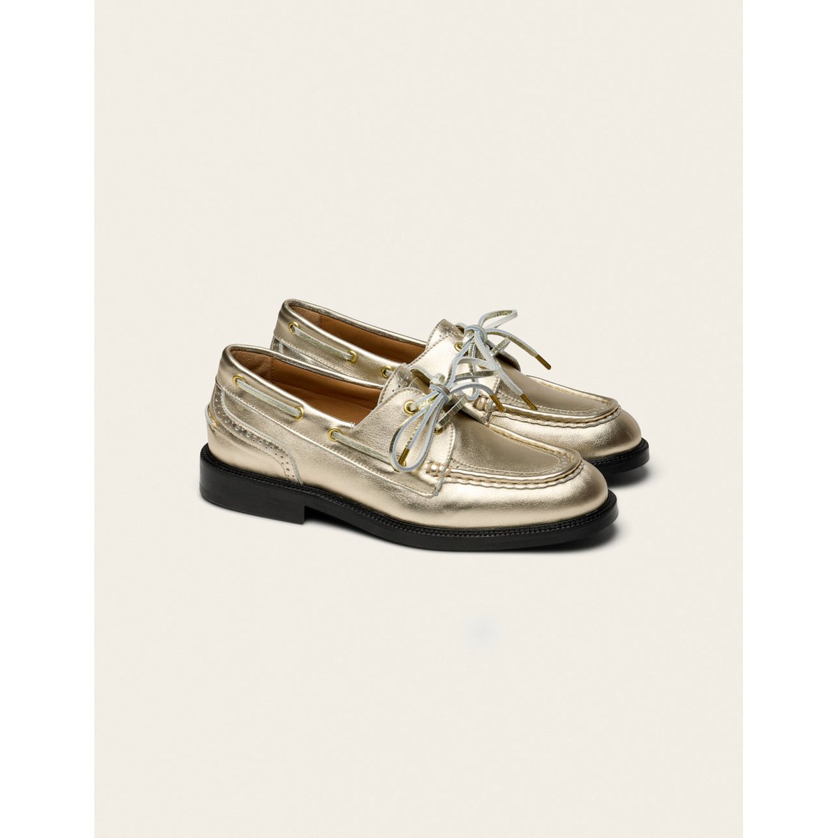 Derbies NIZA cuir doré, ODAJE