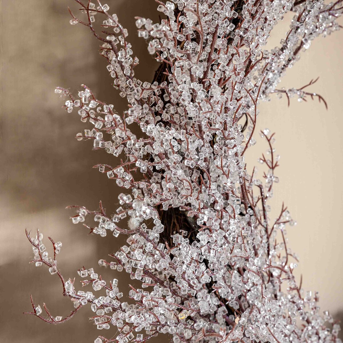 60cm Frosted Twig Wreath brown , ÉDITÉ