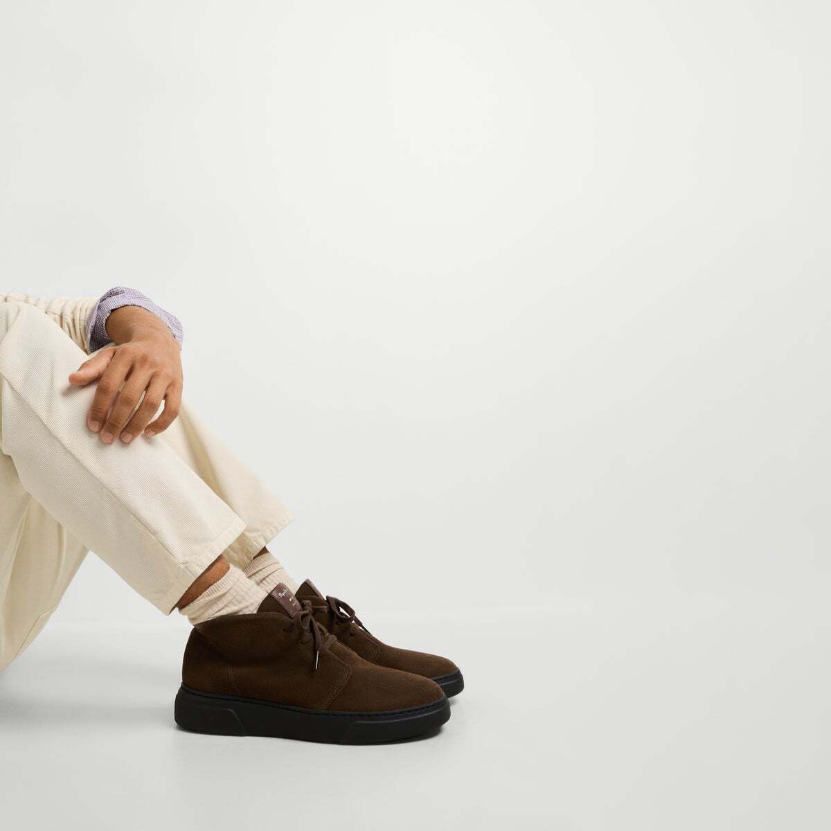 Bottines En Daim brun chocolat, PEPE JEANS