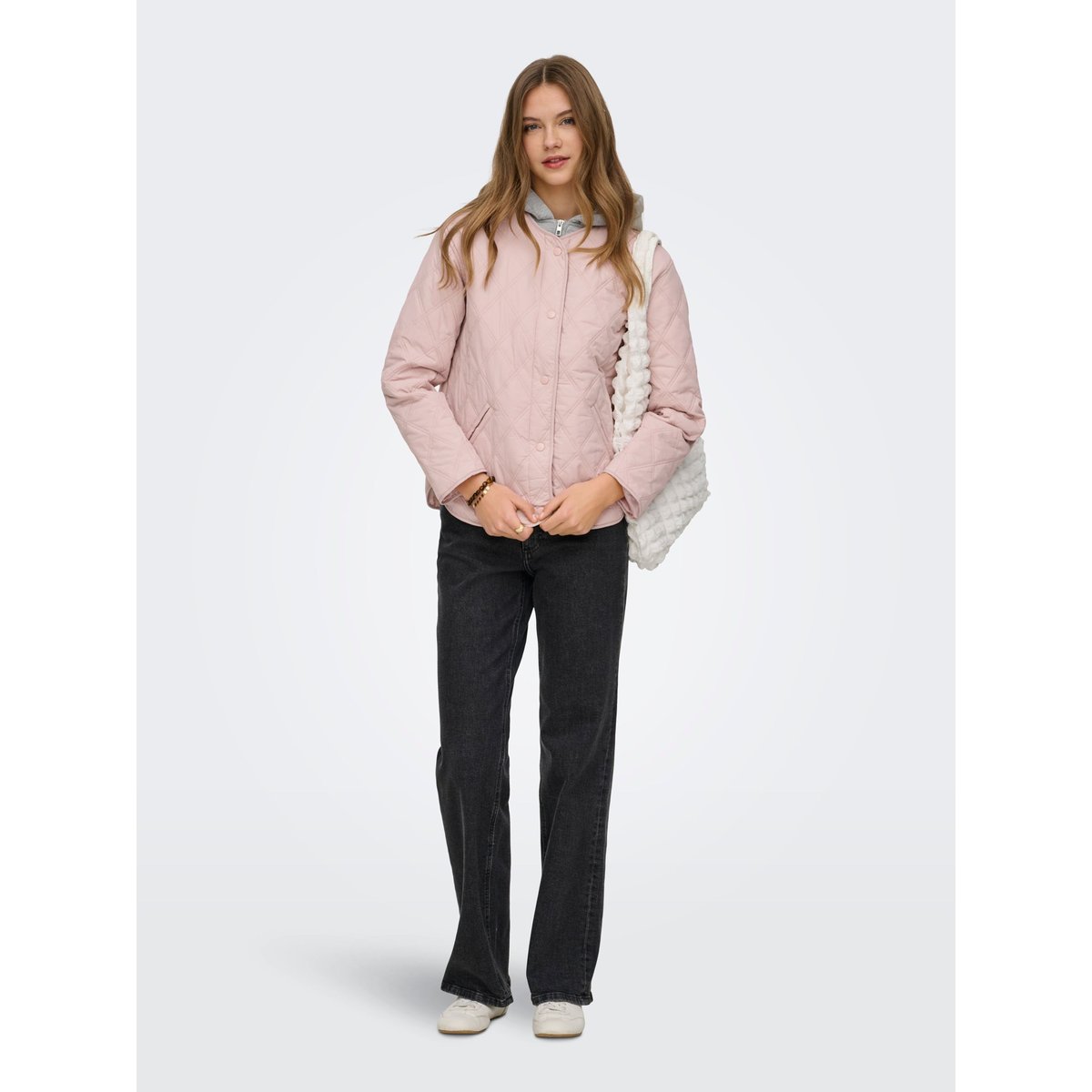 Veste Matelassée adobe rose, ONLY