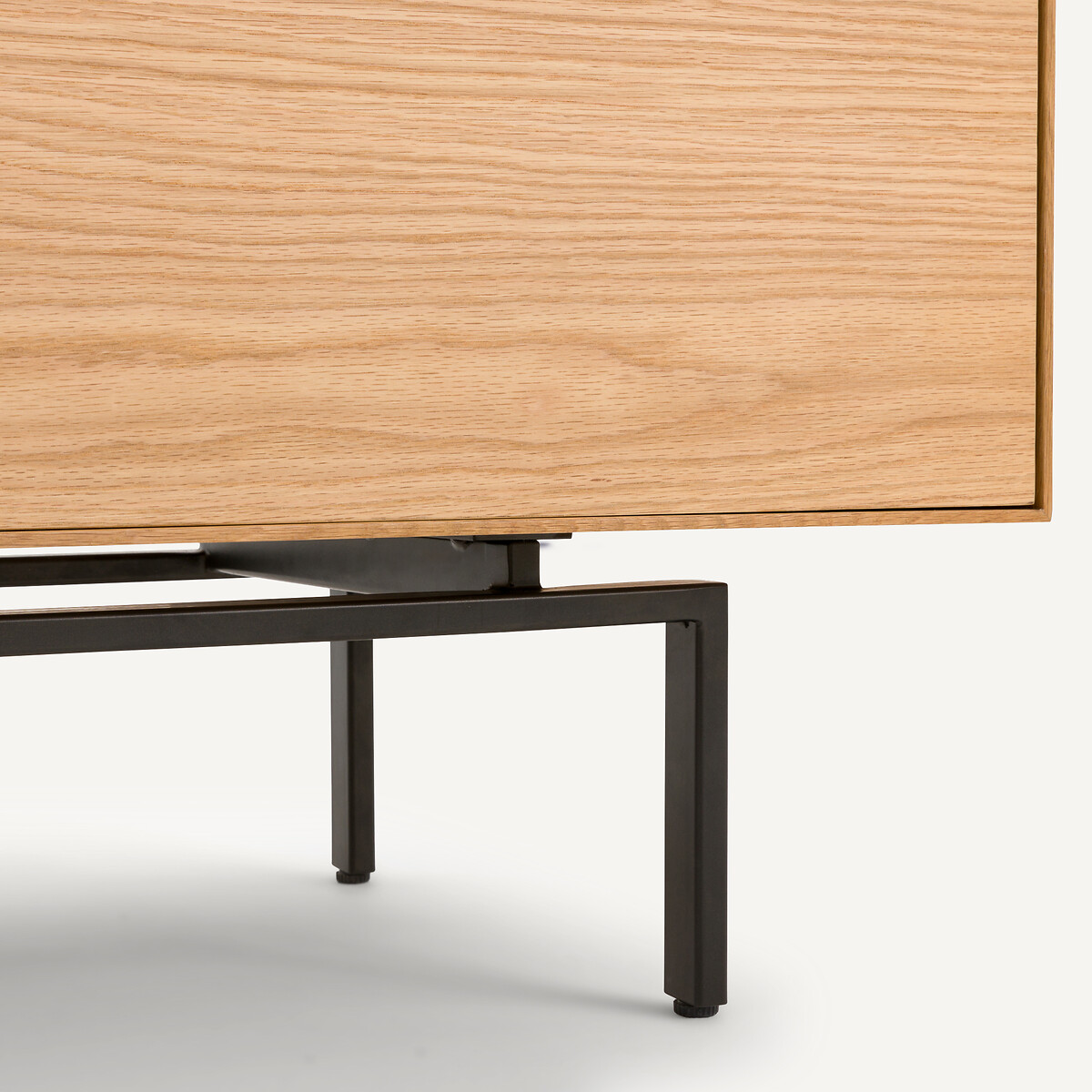 Credenza bassa in rovere impiallacciato, Oreko quercia naturale, AM.PM