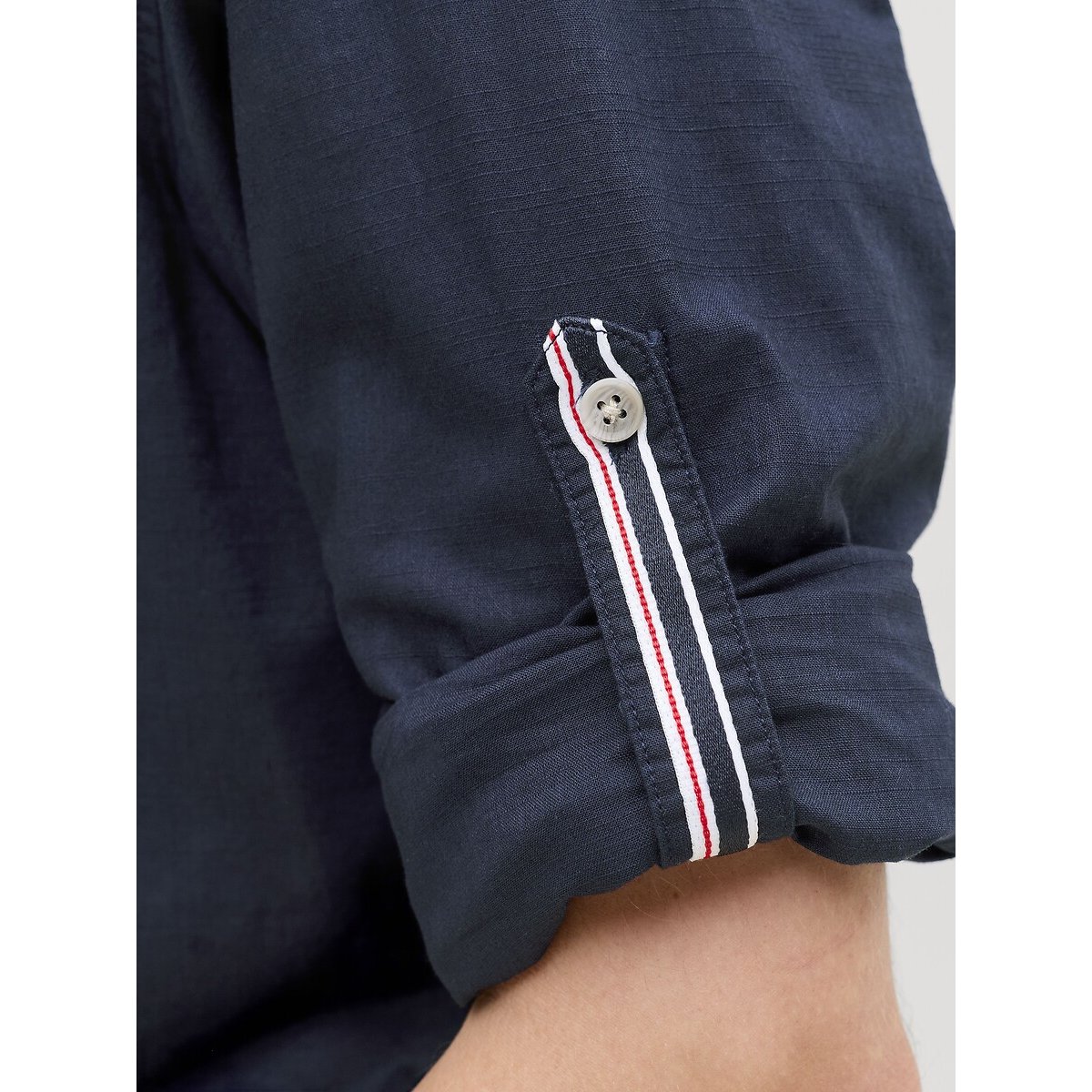 Chemise manches longues bleu marine, JACK & JONES