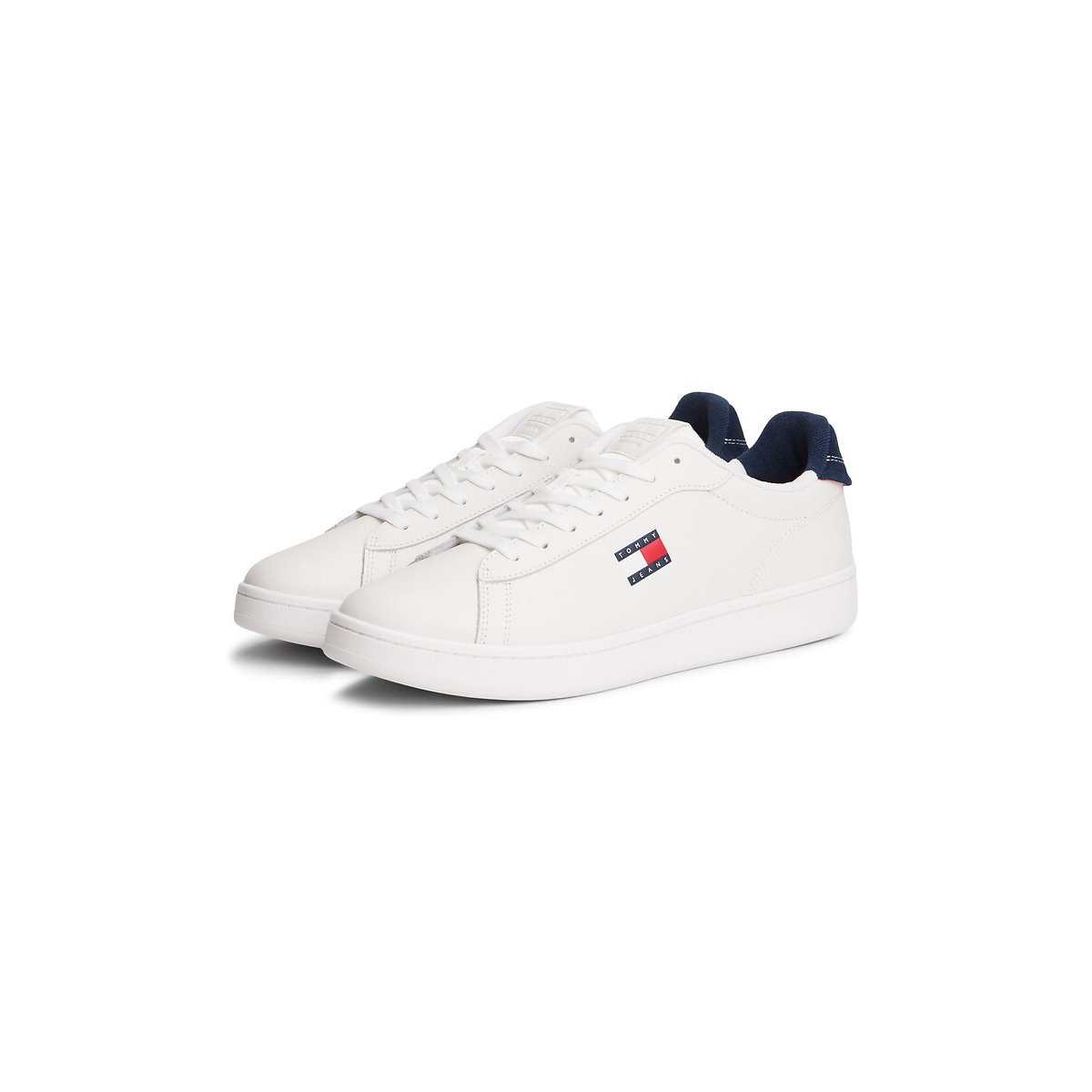 Archive '98 Leather Trainers white, TOMMY JEANS