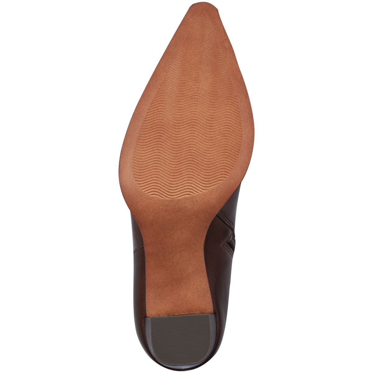 Bottes talon bloc marron café, MARCO TOZZI