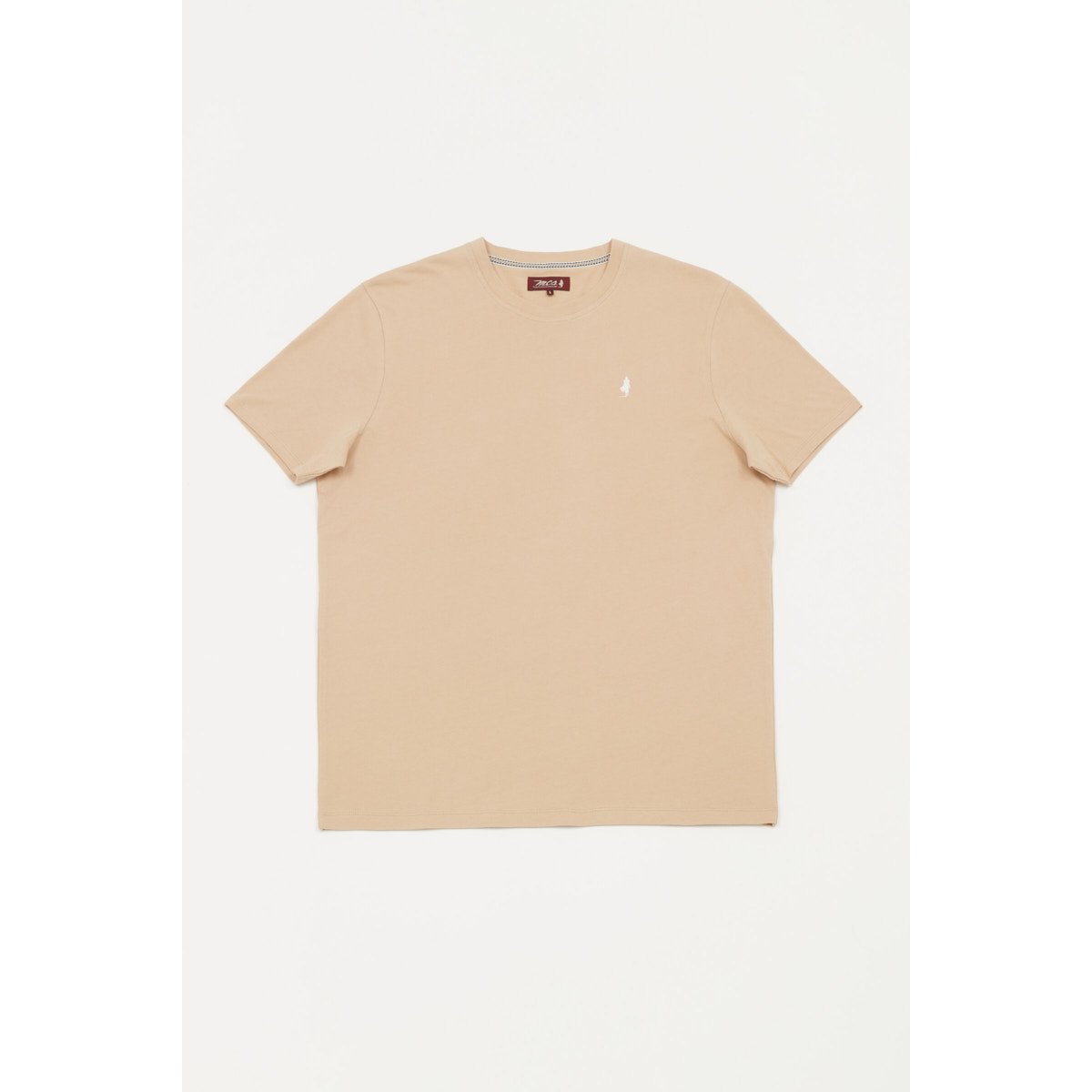Tee shirt uni léger beige, MCS