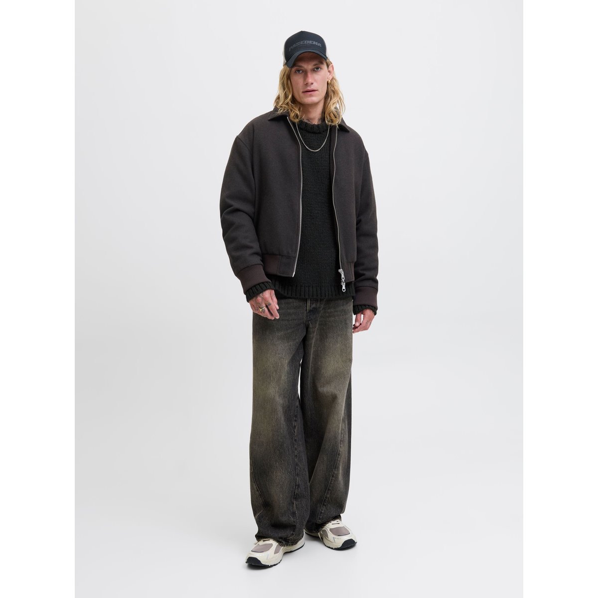 Pull En Maille noire - black, JACK & JONES