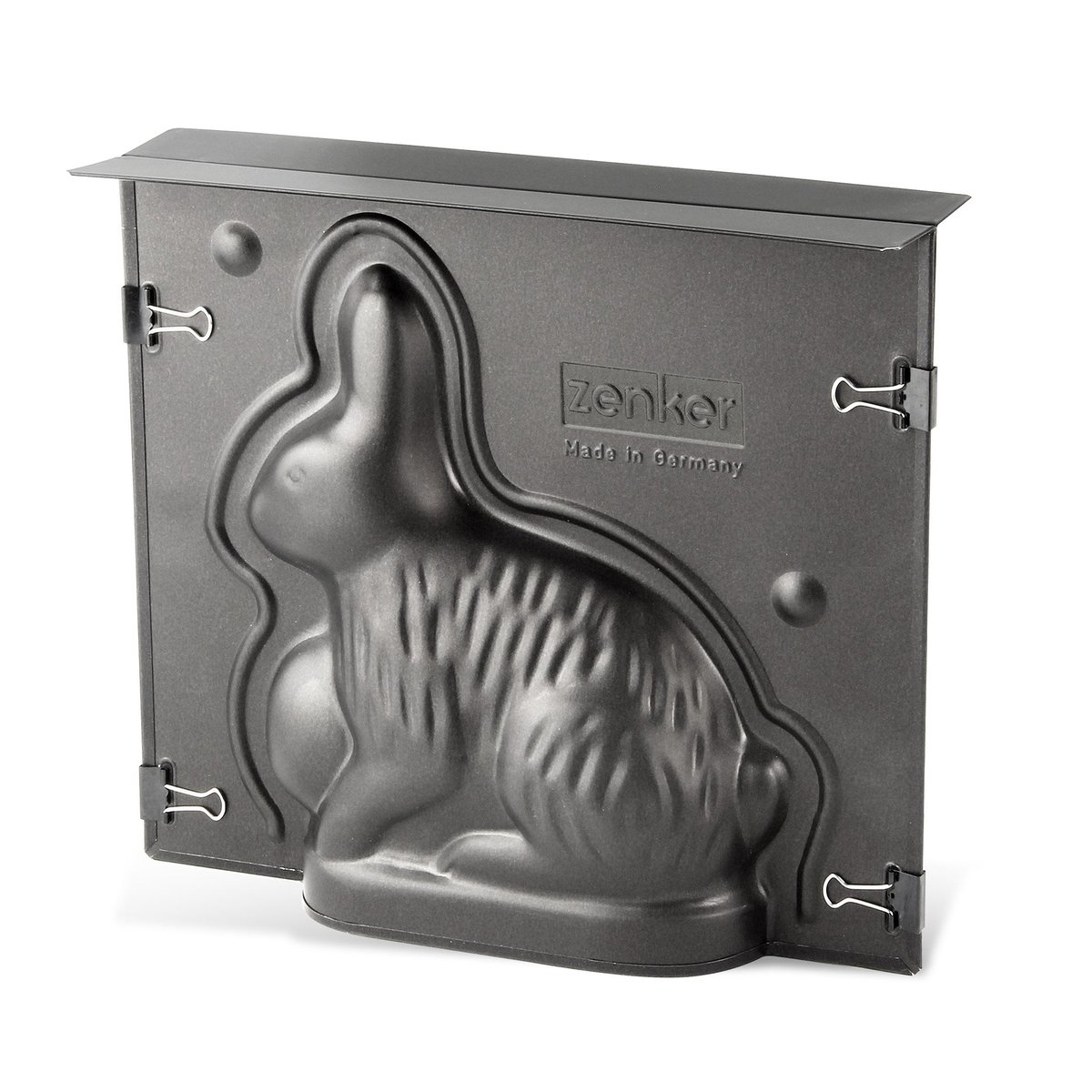 Moule à gâteaux 3D en forme de lapin de Pâques noir, ZENKER