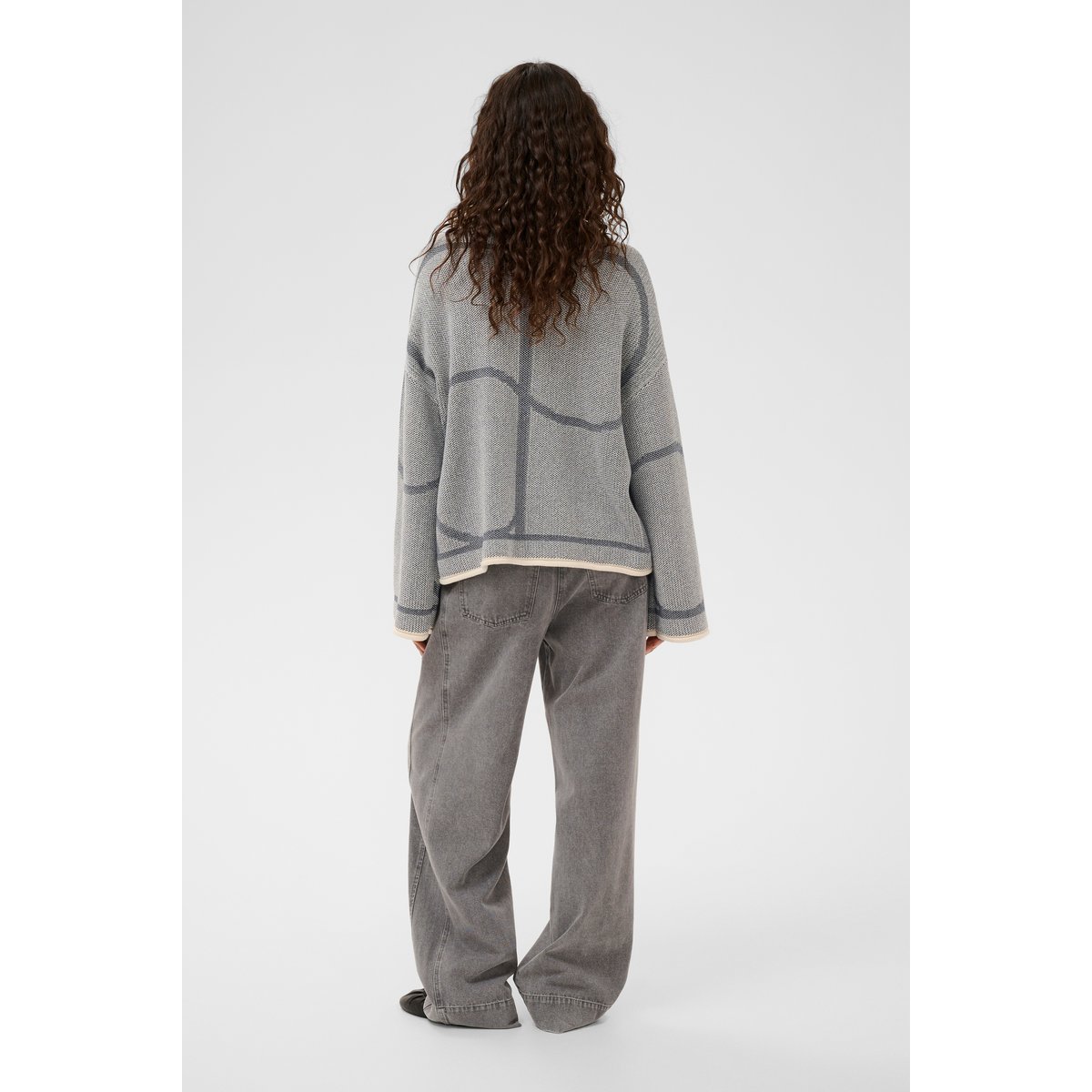 Pullover tricoté noir india ink, SOAKED IN LUXURY