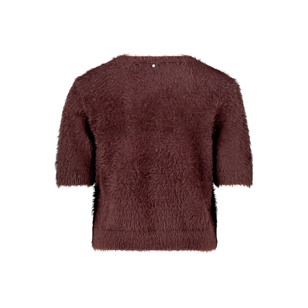 Pull-over en maille à encolure ronde dark maroon, VERA MONT