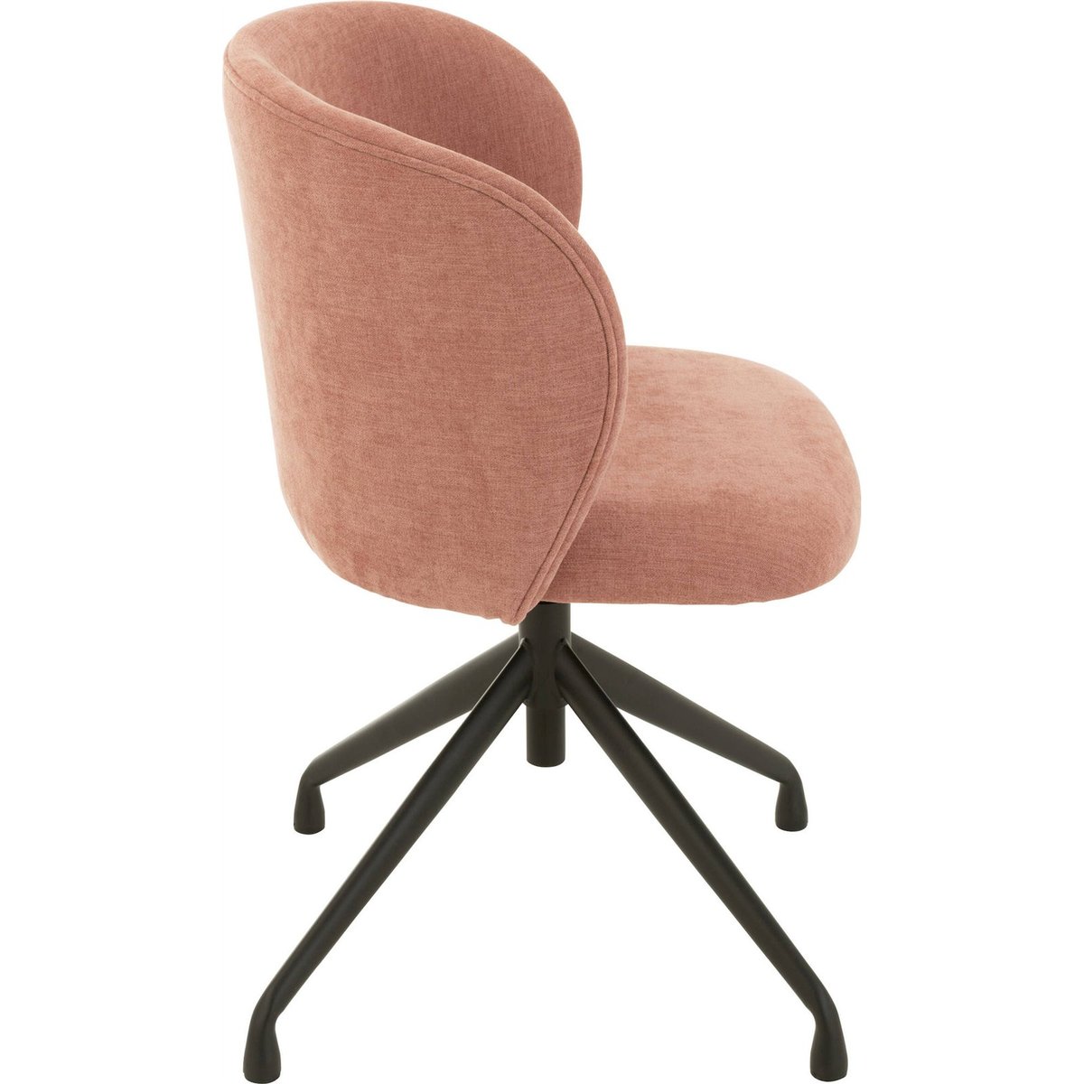 Chaise design pivotante en bois rose clair doux, RECOLLECTION