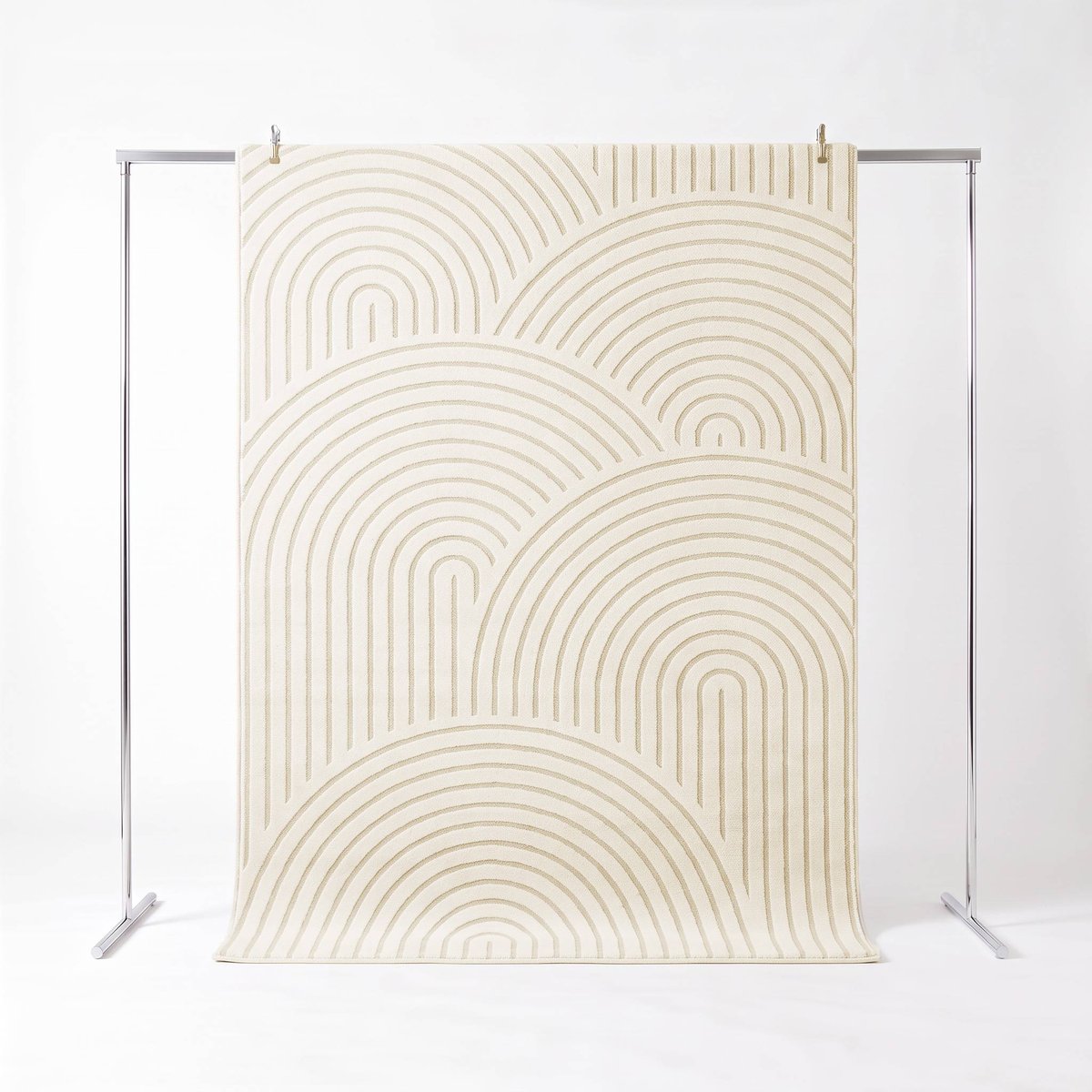 Tapis intérieur rectangulaire moderne BRAD beige, SWEEEK