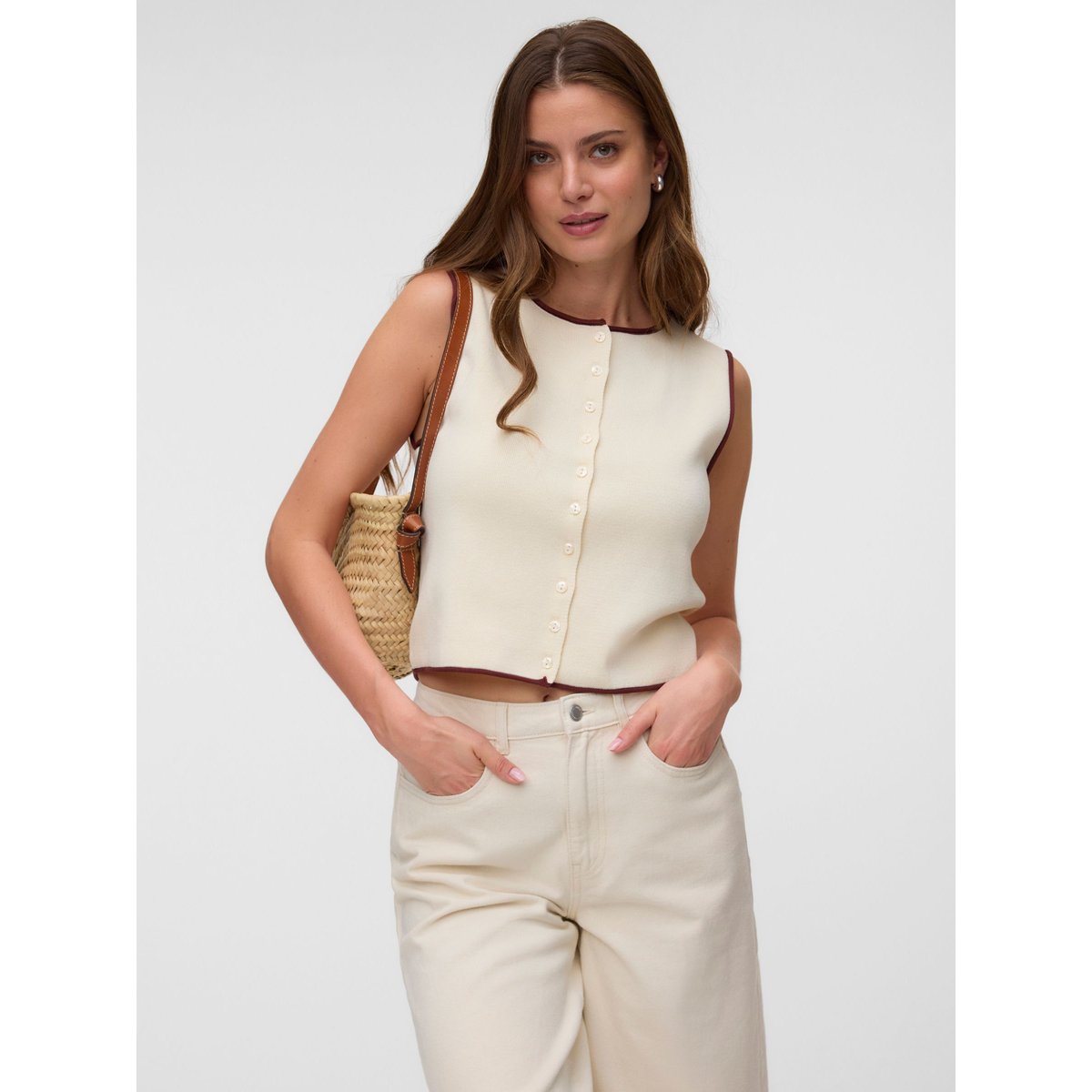 Top birch, VERO MODA