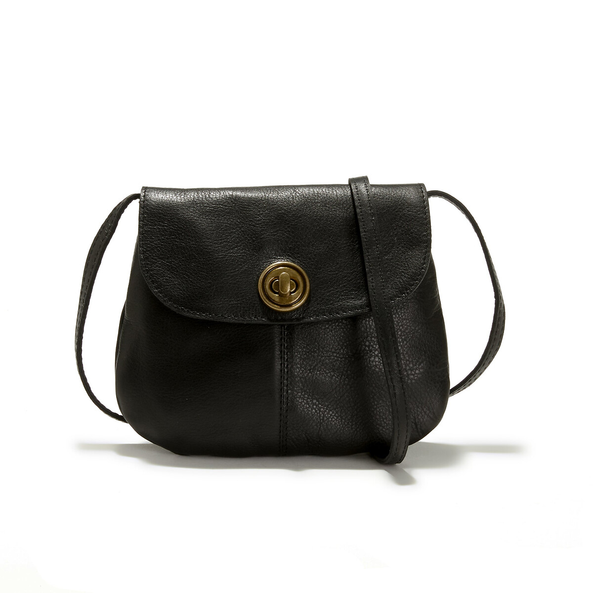 Sac à main cuir Totally Royal noir, PIECES