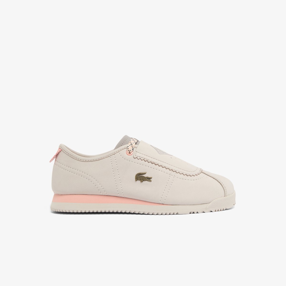 Slip-on Club-Low femme en cuir gris-1c9, LACOSTE