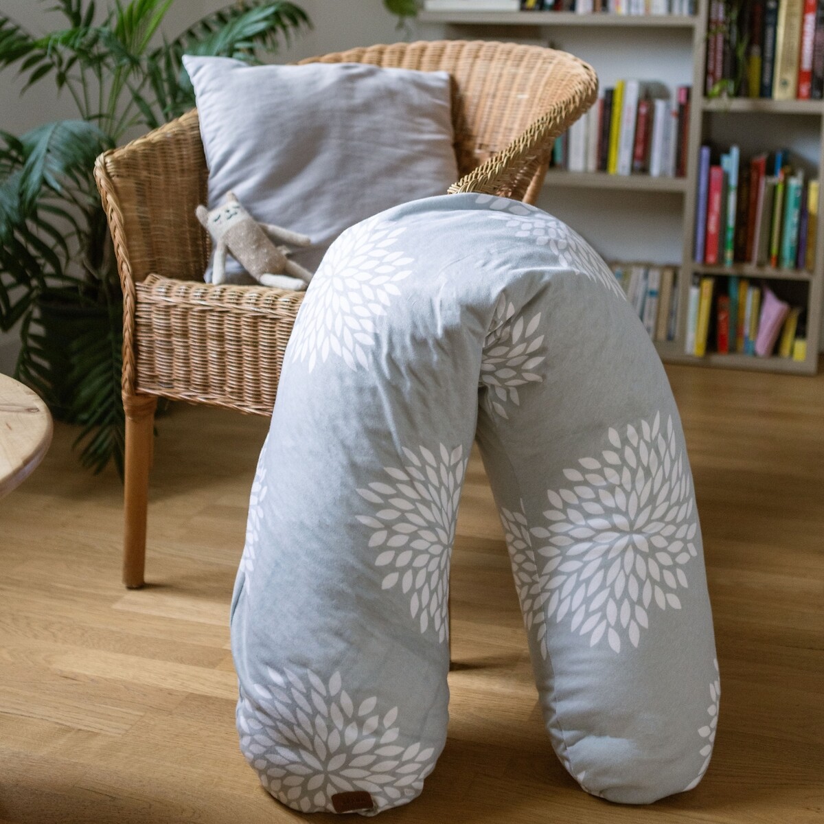 Coussin de maternité big flopsy 915068 gris fleuri, BEABA